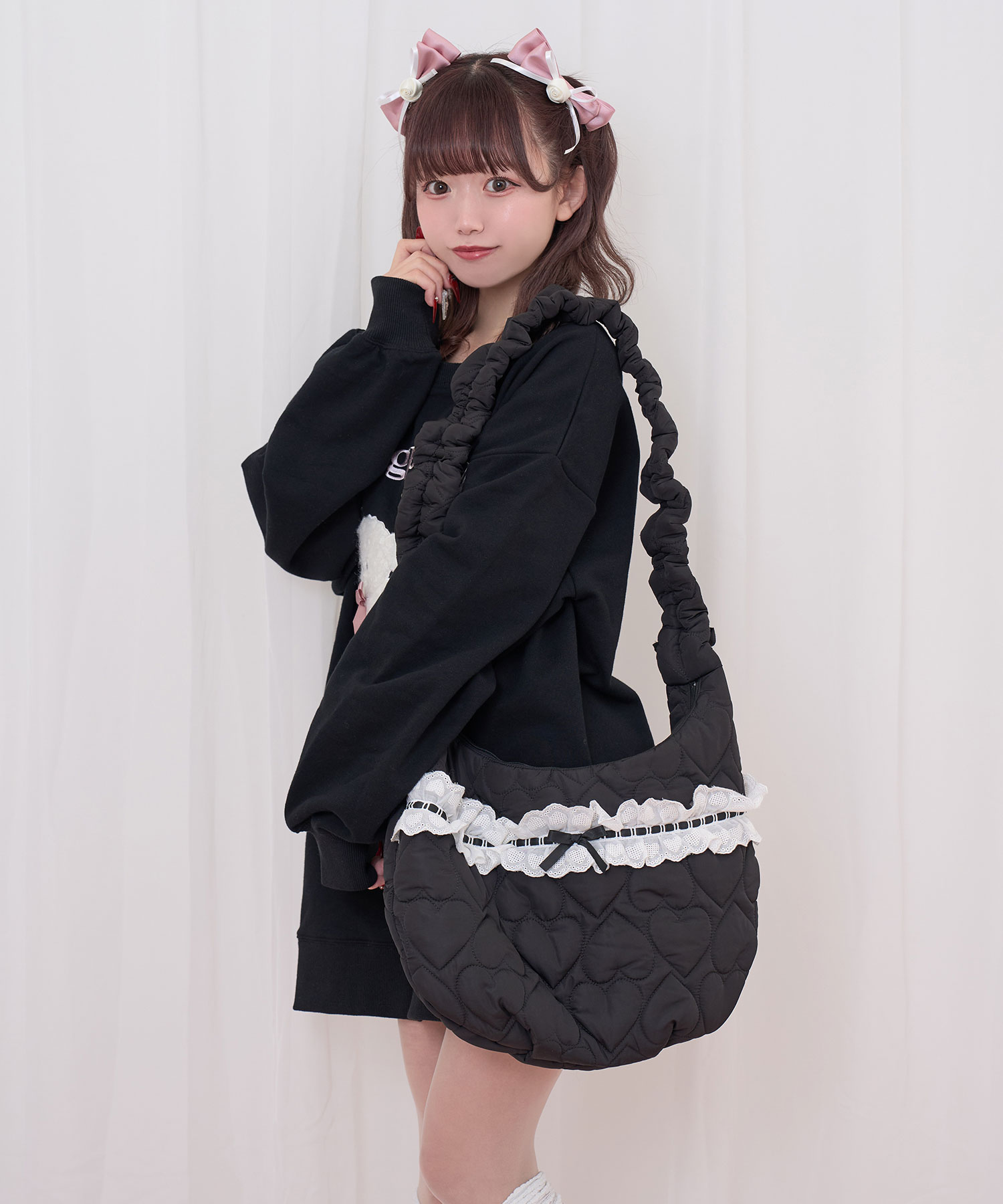 ハートキルティングショルダーバッグ – BUNNY APARTMENT