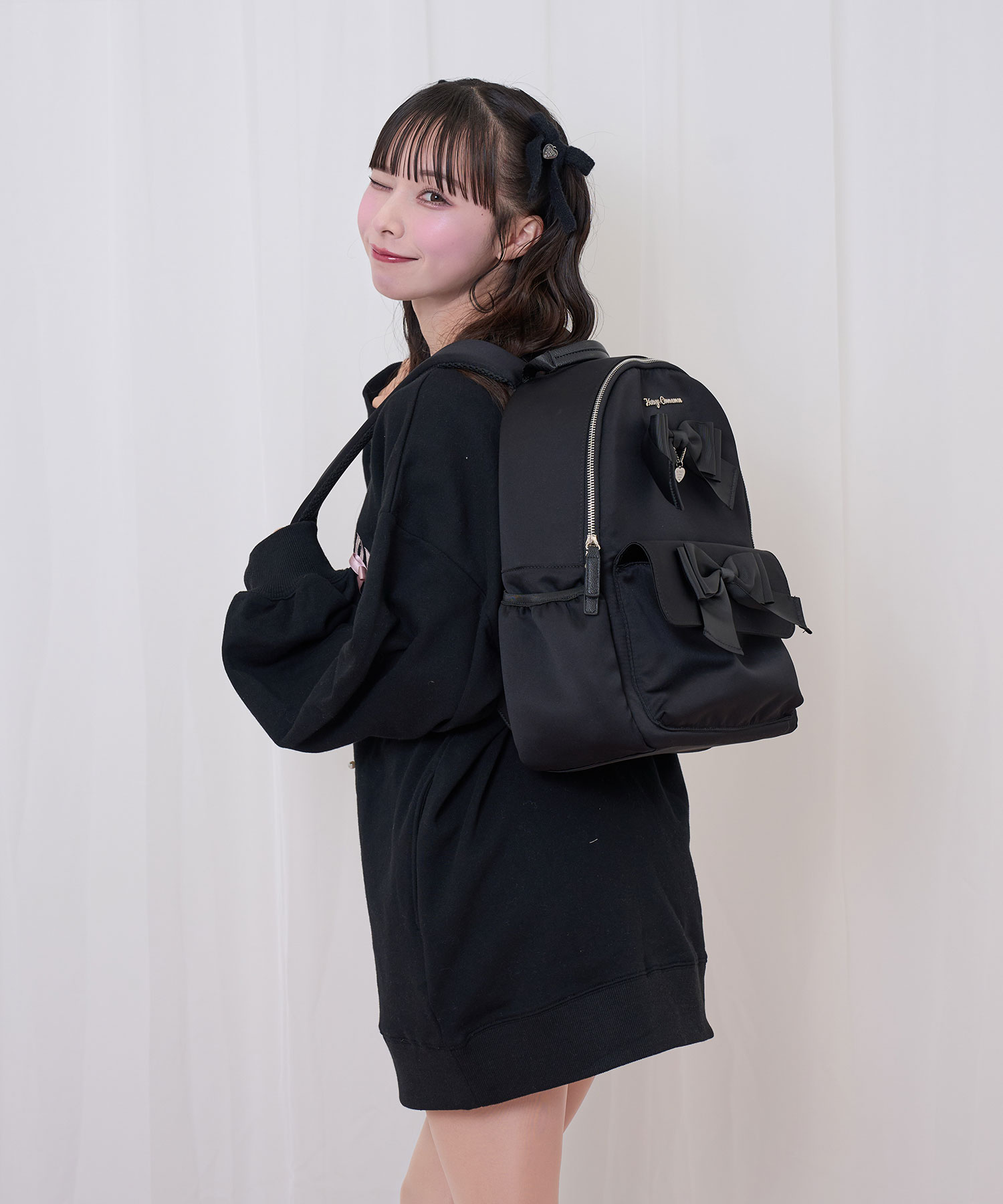 ダブルリボンリュック