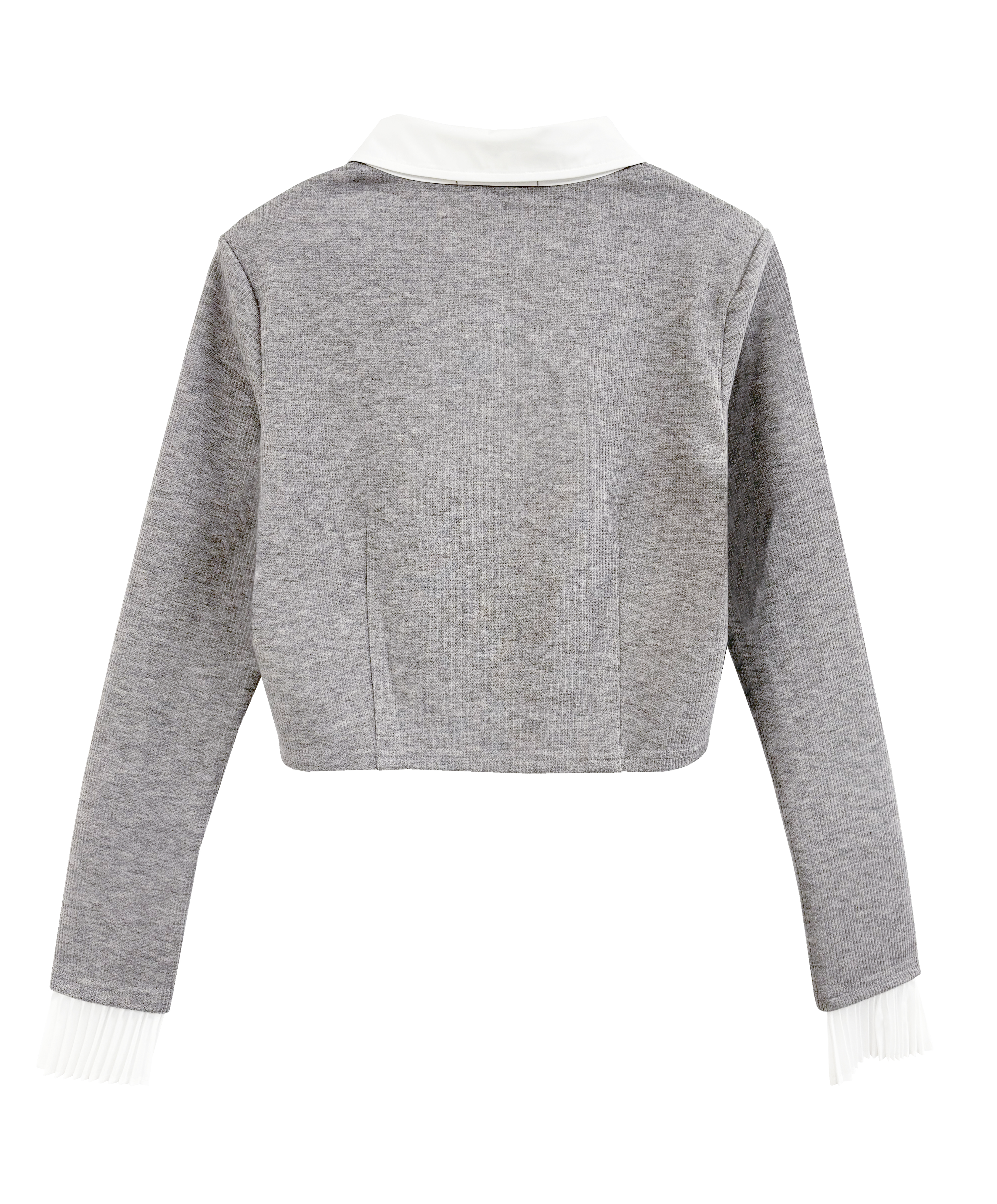 Ribbon shirt layered set up