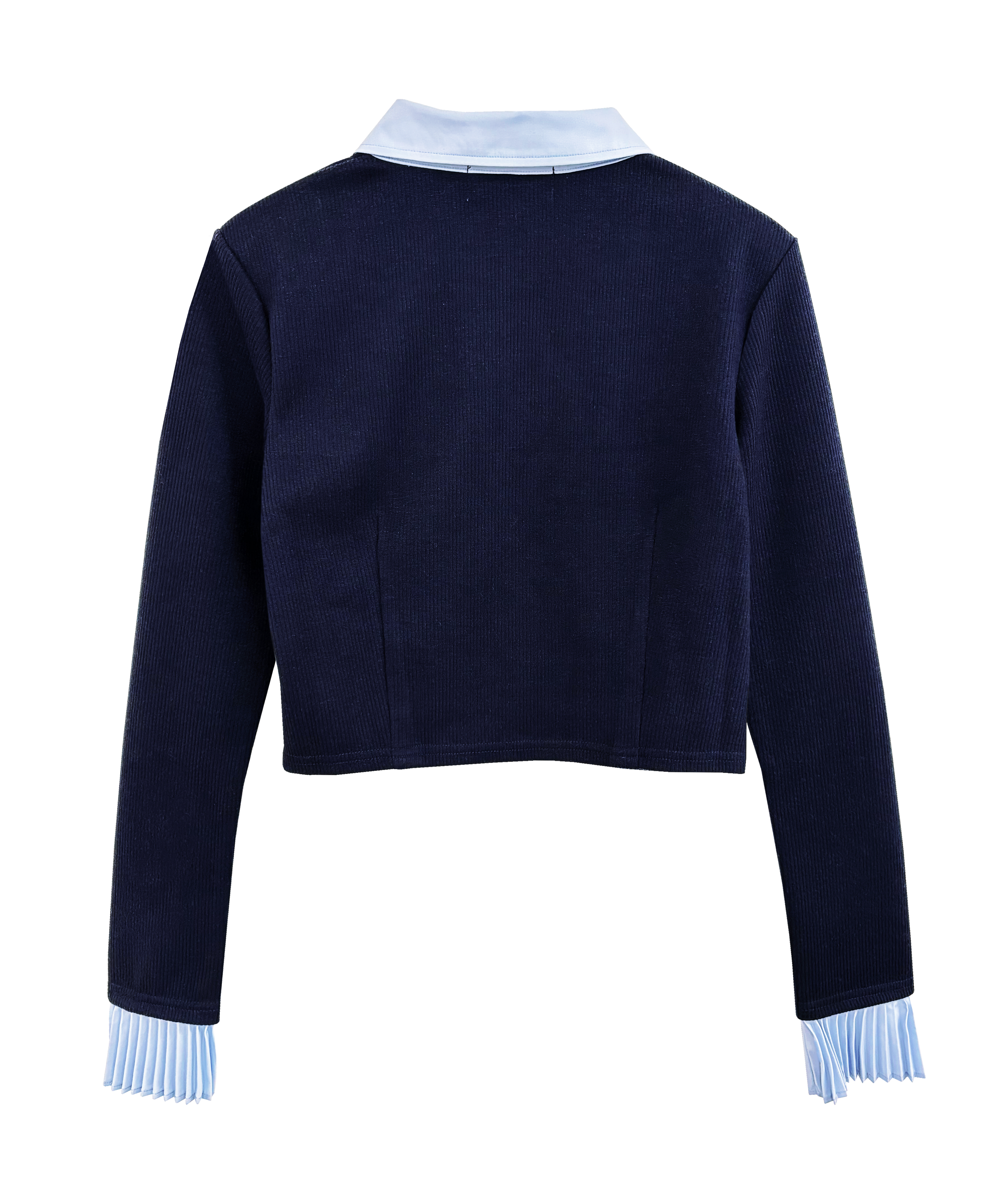 Ribbon shirt layered set up