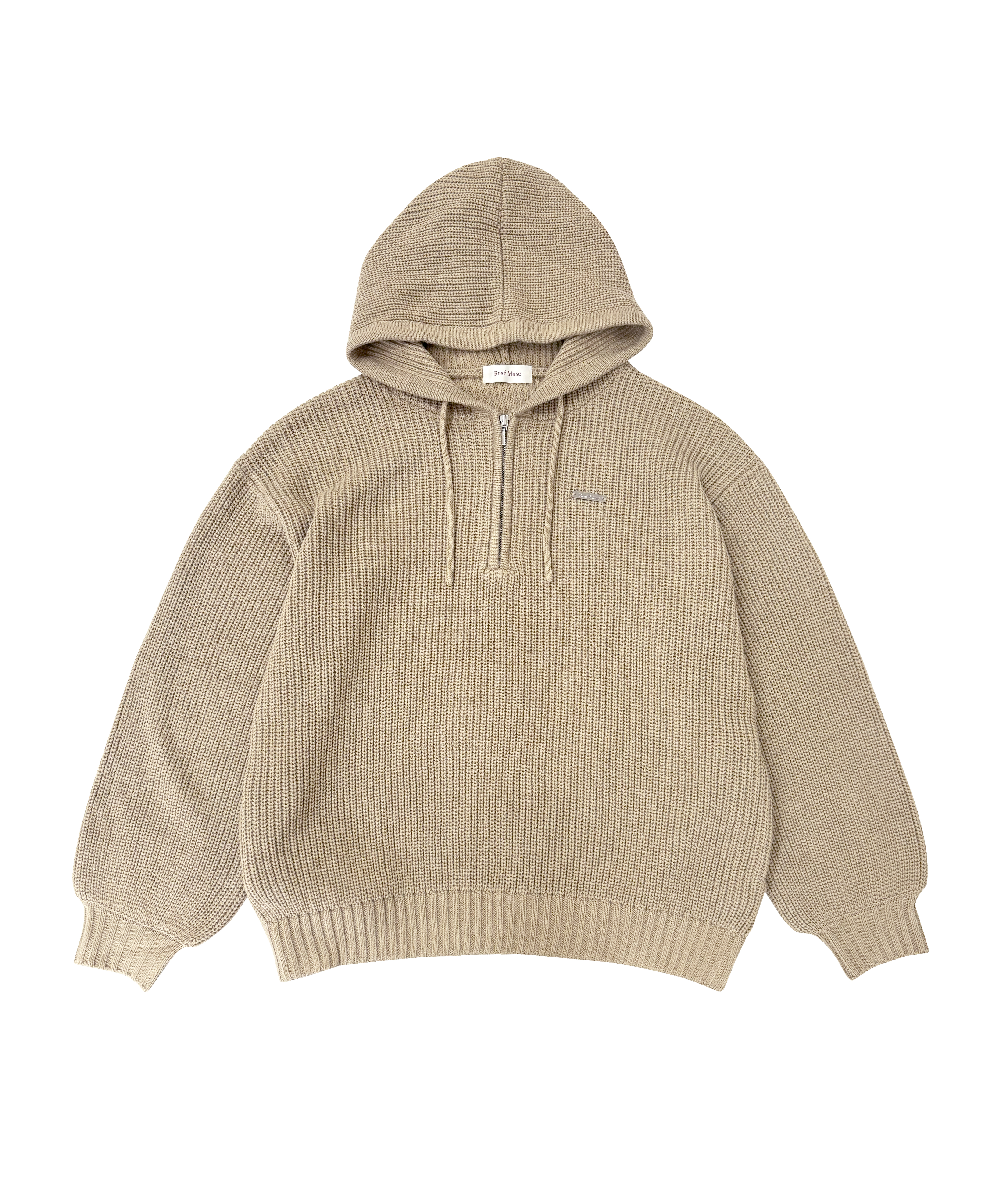 Over sized half zip hoodie