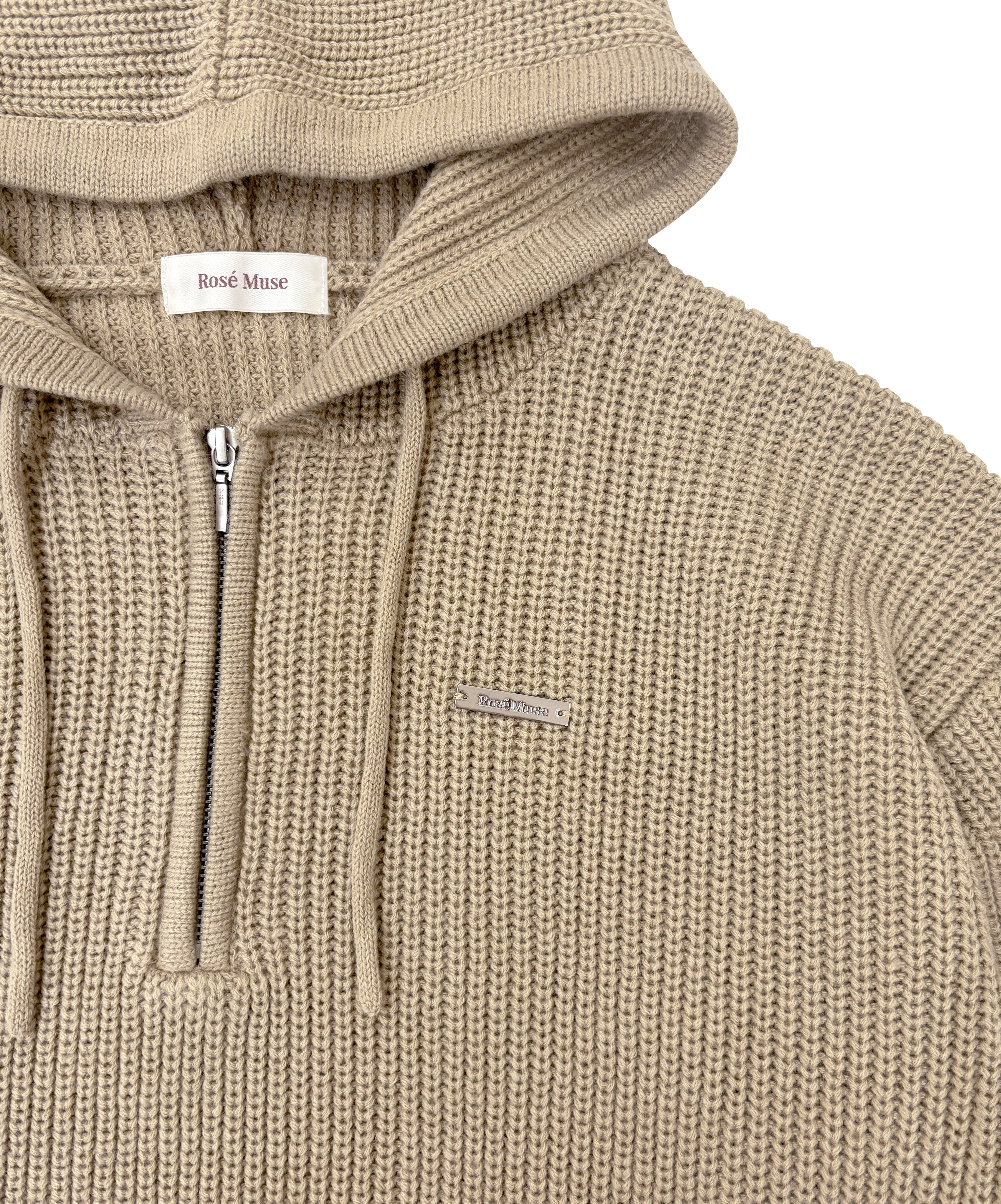 Over sized half zip hoodie