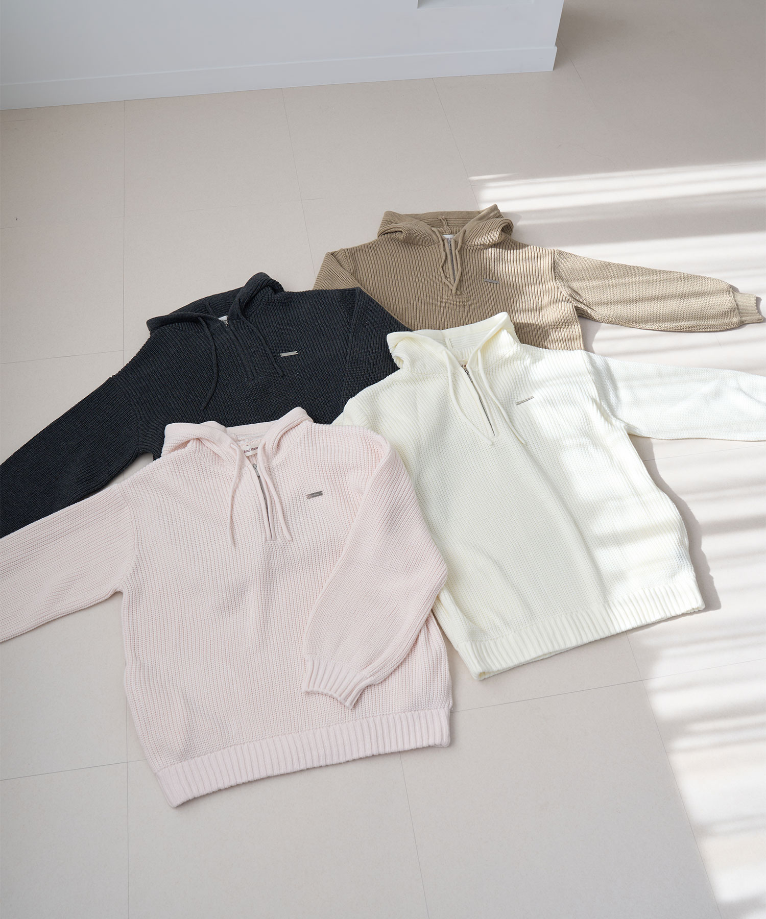 Over sized half zip hoodie