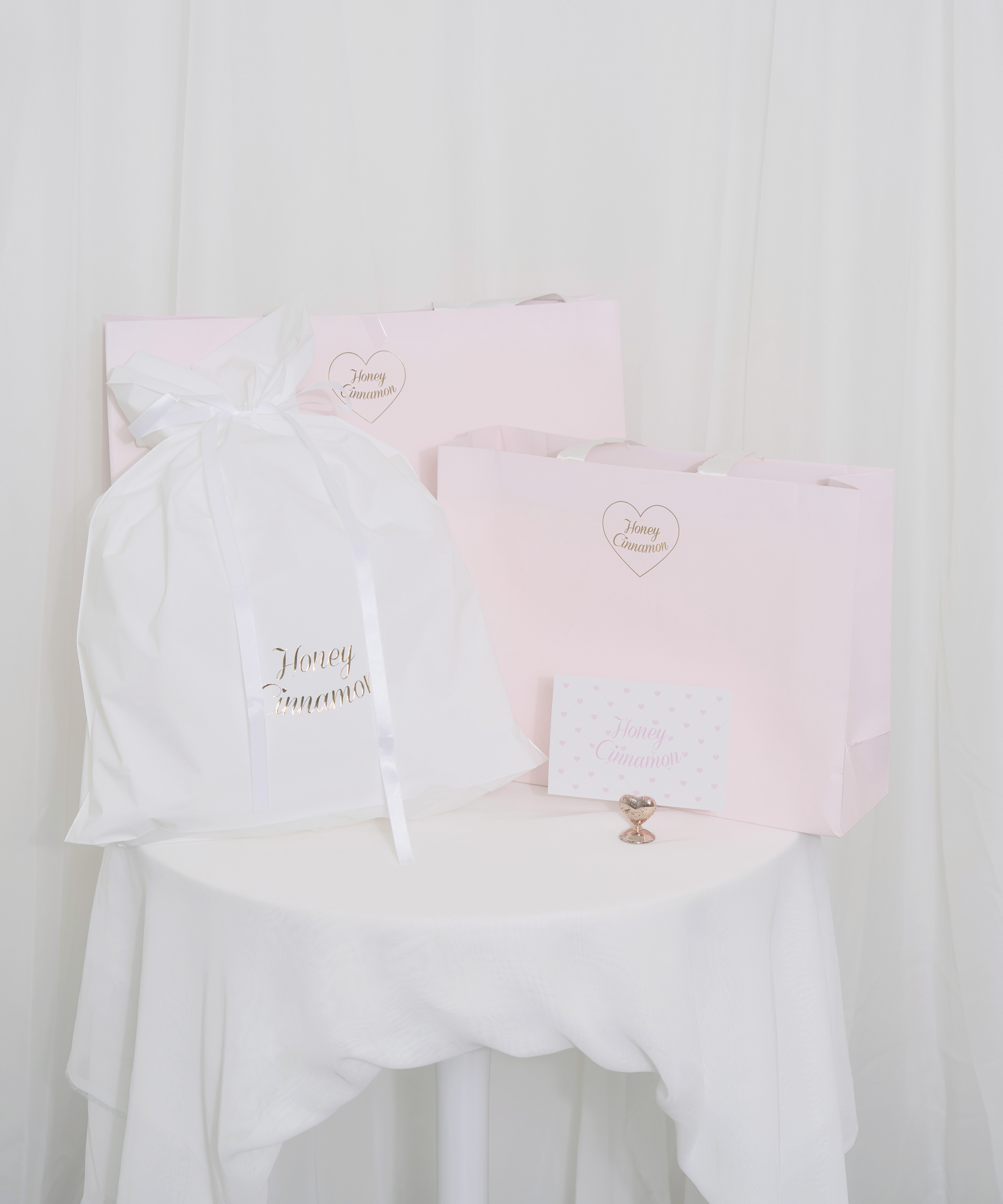 【セルフラッピング】Honey CInnamonオリジナルギフトラッピングSET / WHITE