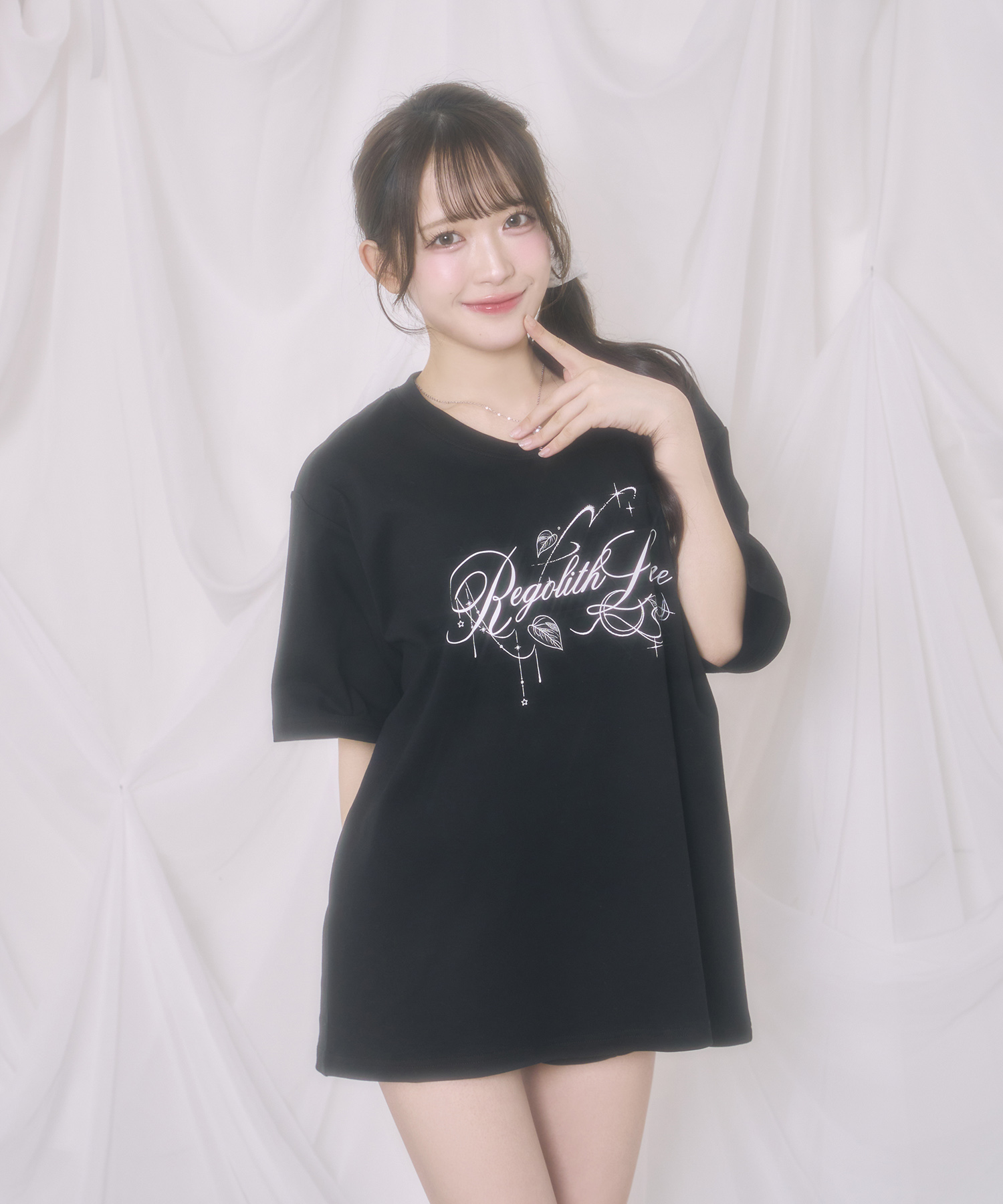 UNISEX Regolith Lune Tシャツ / ブラック