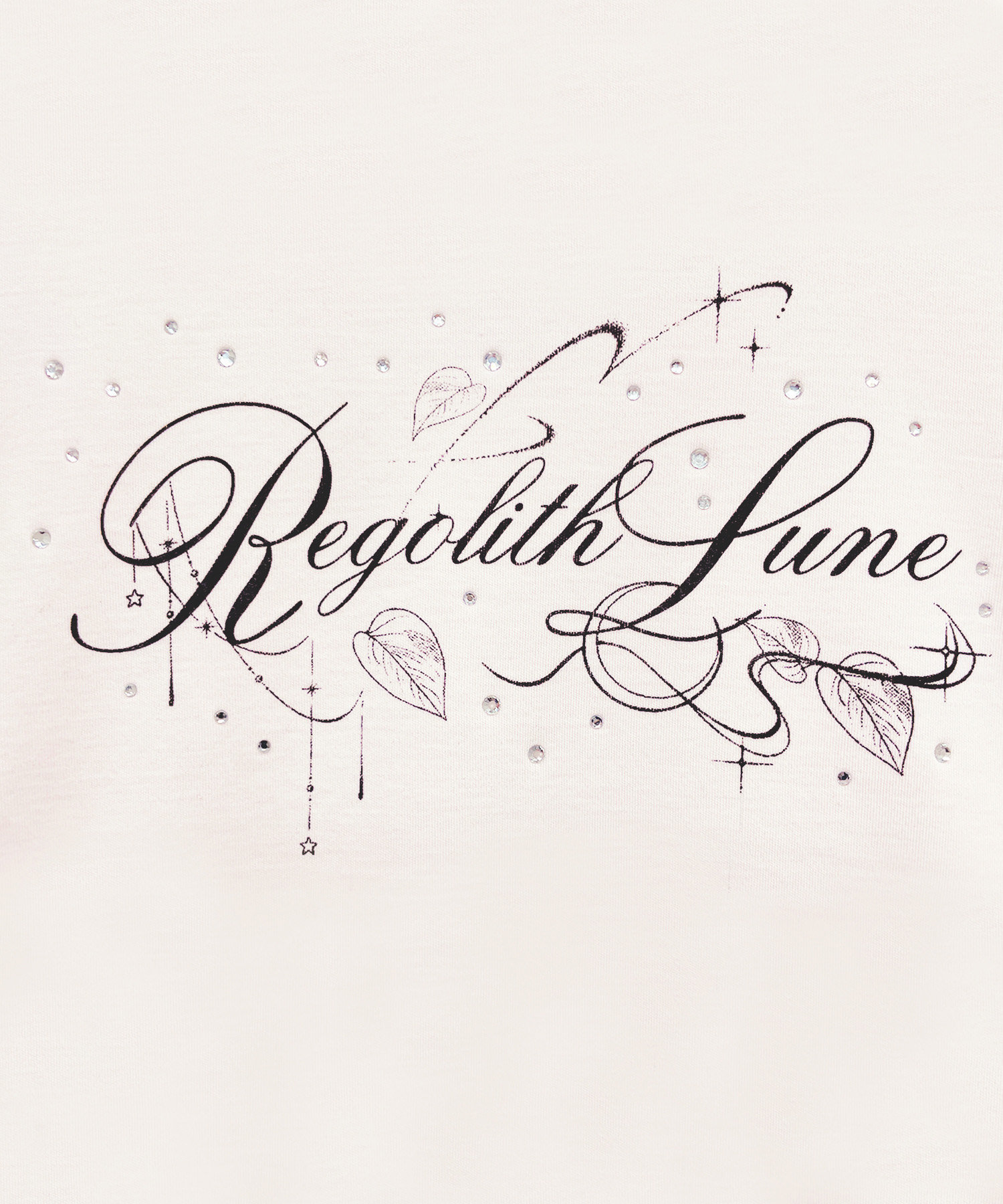 サイドリボンRegolith Lune Tシャツ / ピンク