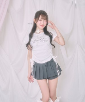 サイドリボンRegolith Lune Tシャツ / ホワイト