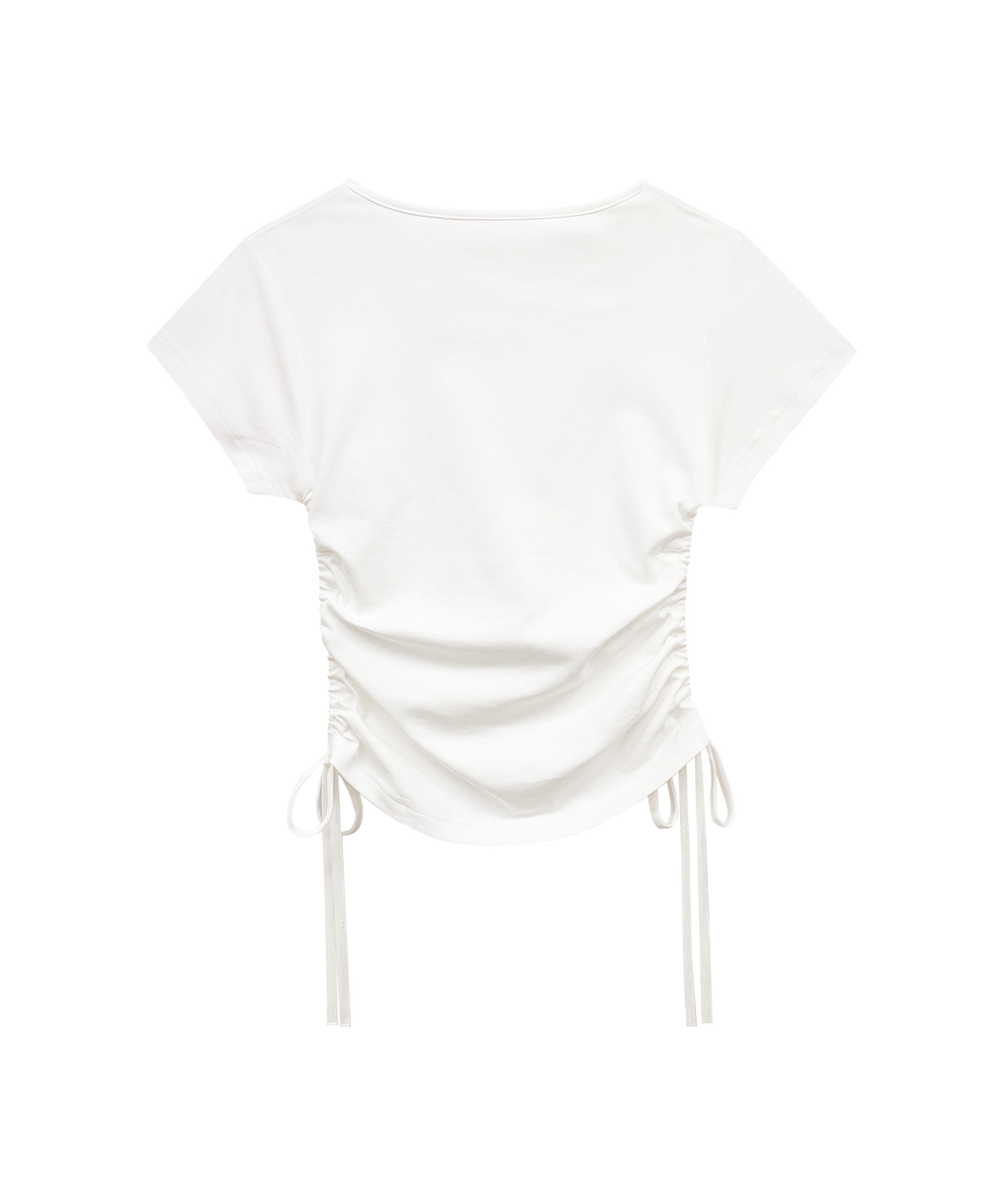 サイドリボンRegolith Lune Tシャツ / ホワイト