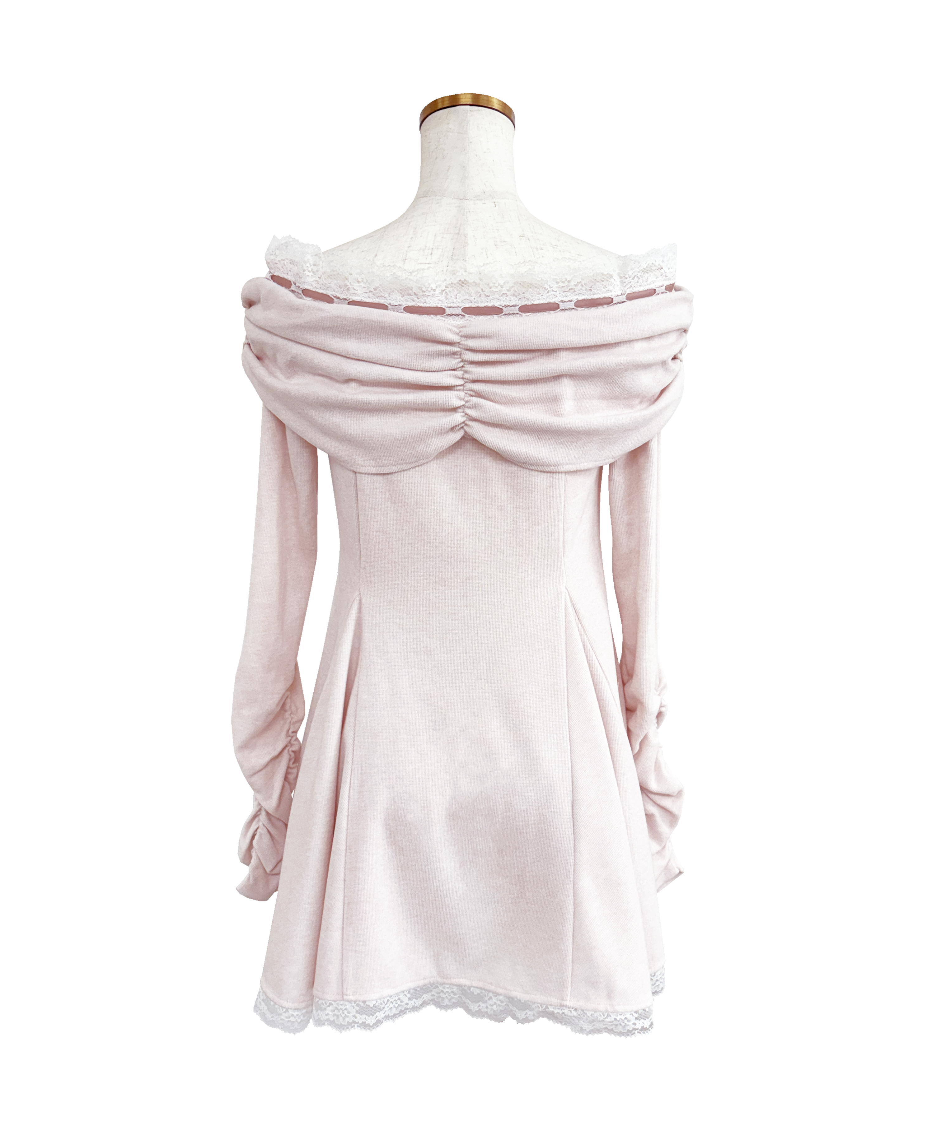 Off shoulder lace mini o/p