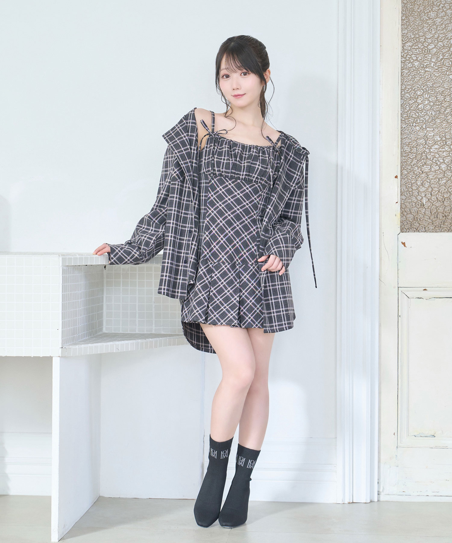 Check cami mini one piece