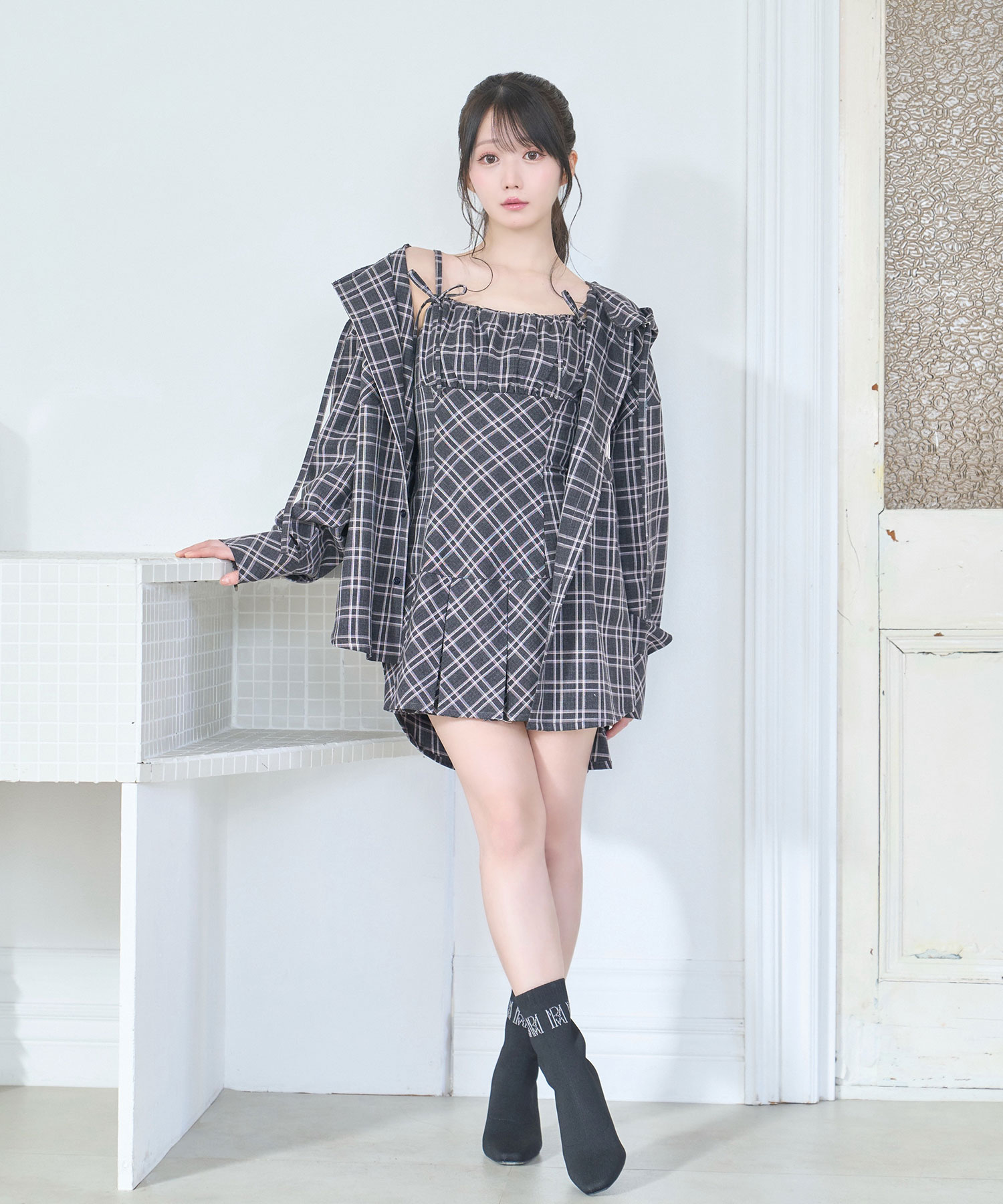 Check cami mini one piece