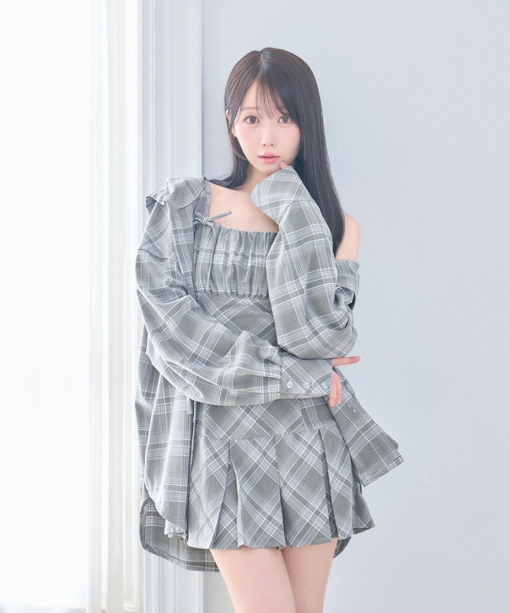 Check hoodie shirt – BUNNY APARTMENT
