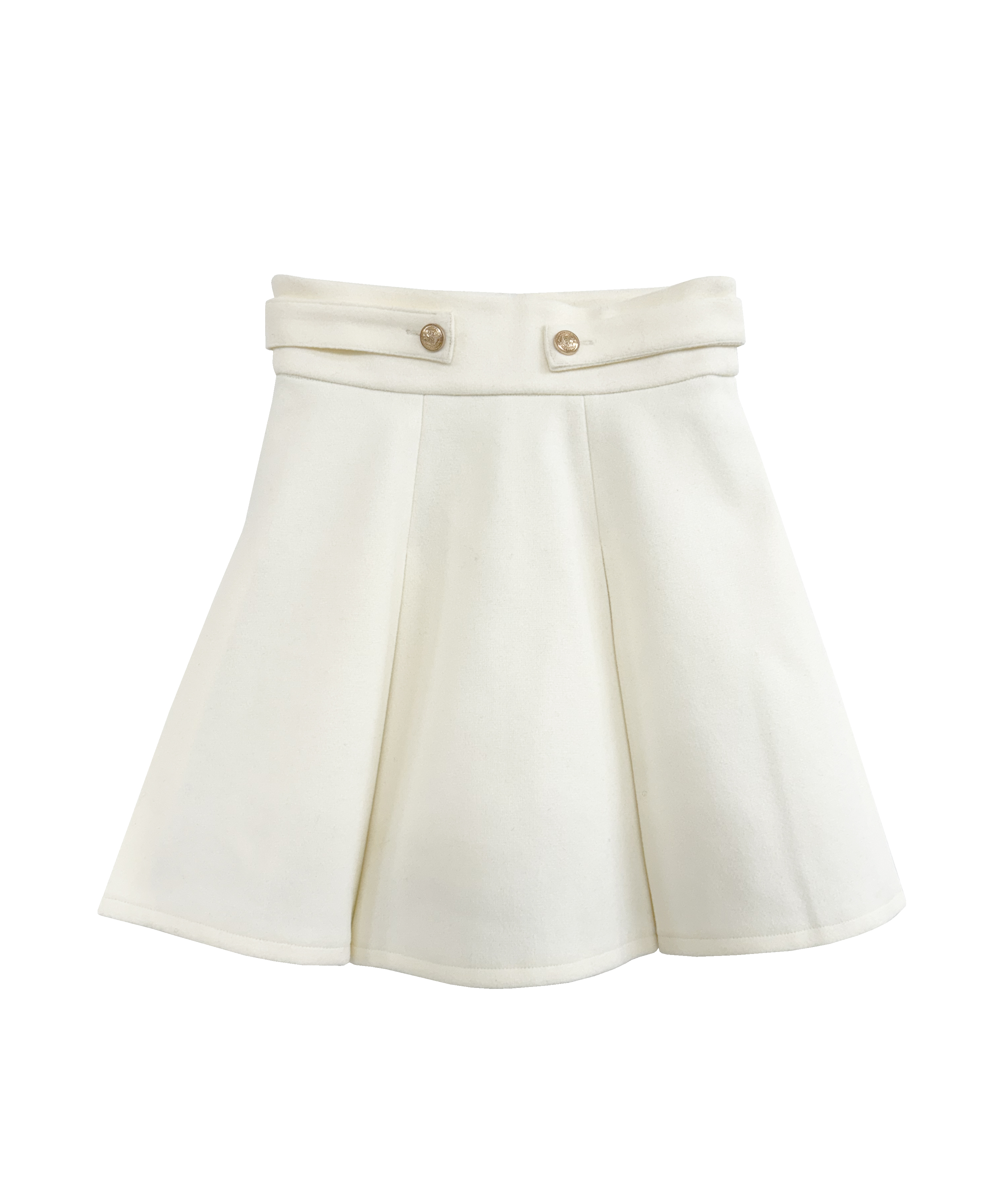 Tuck flare pants skirt