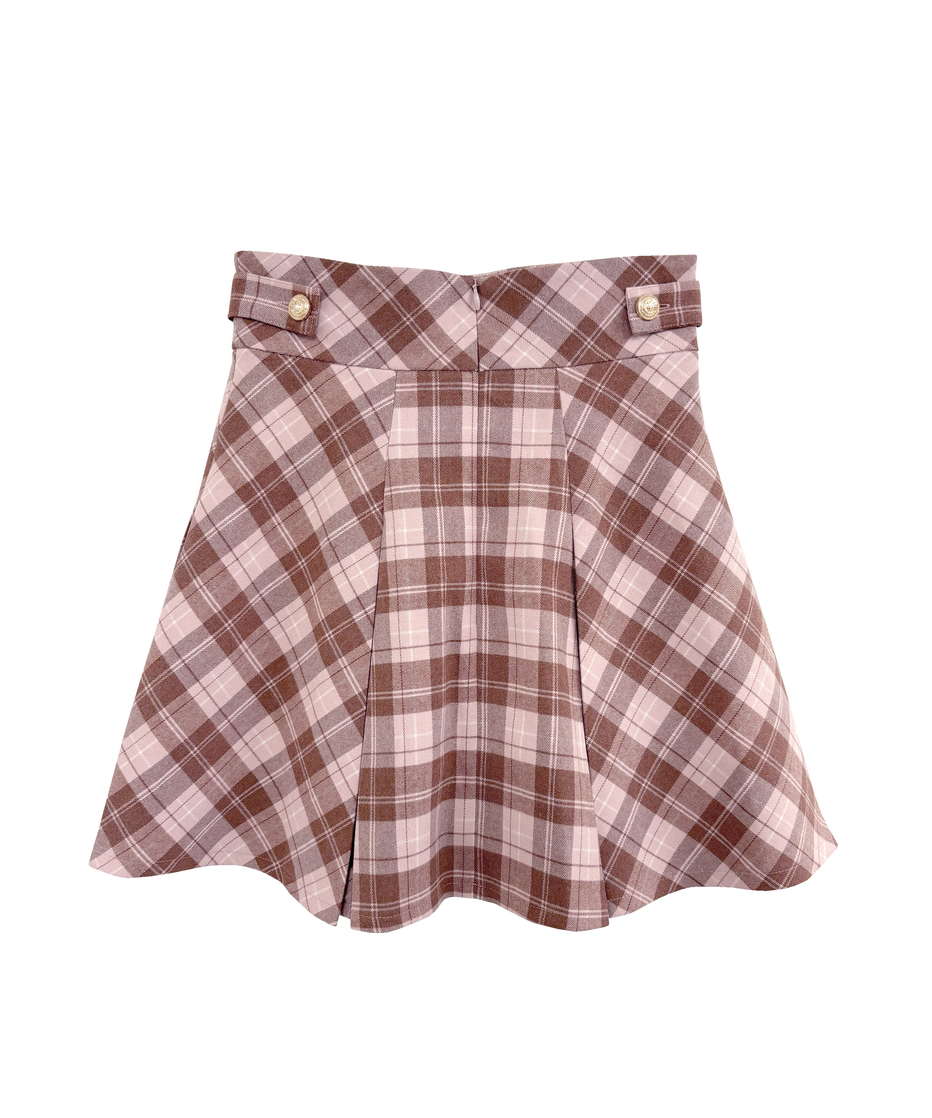 Tuck flare pants skirt