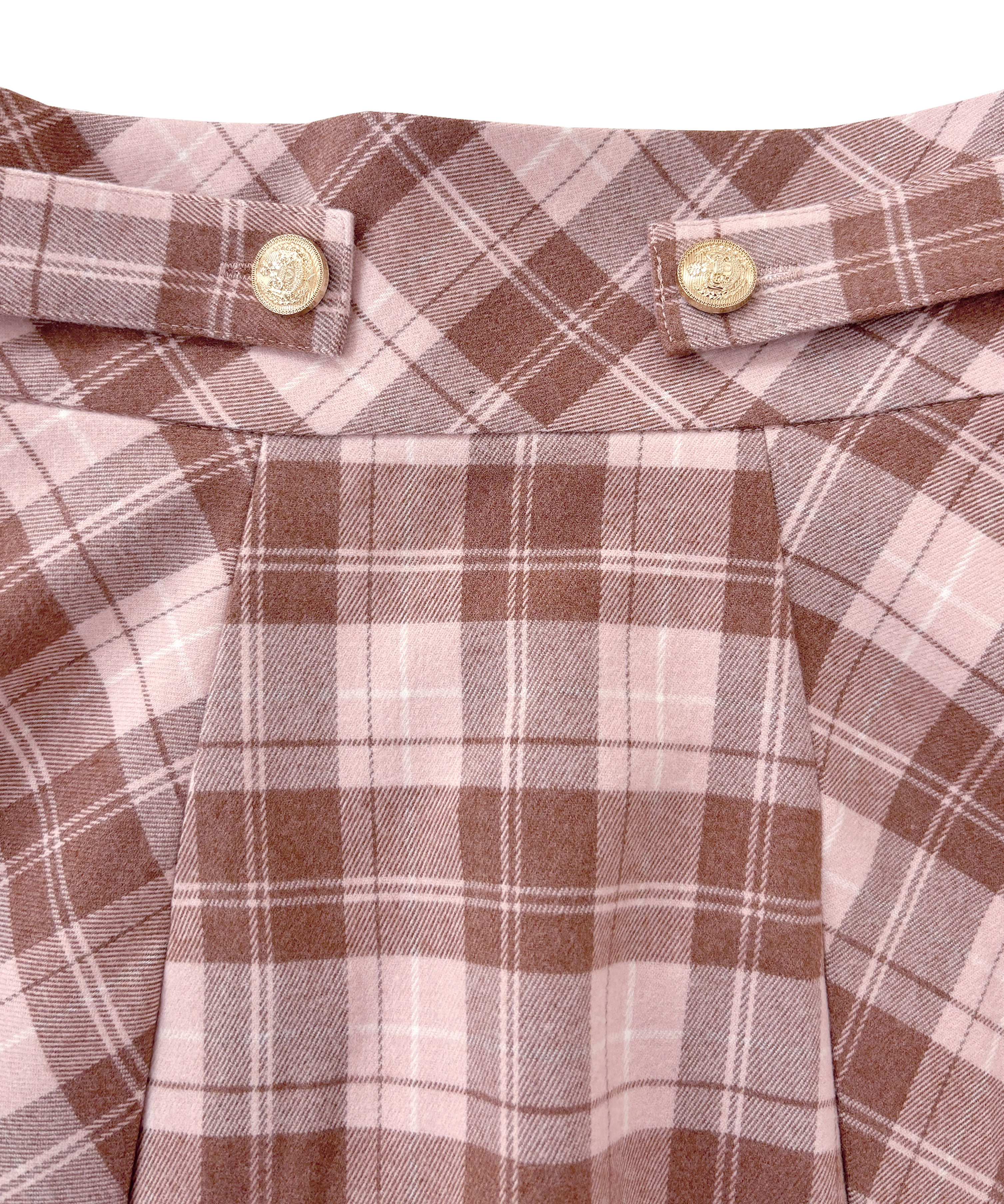 Tuck flare pants skirt