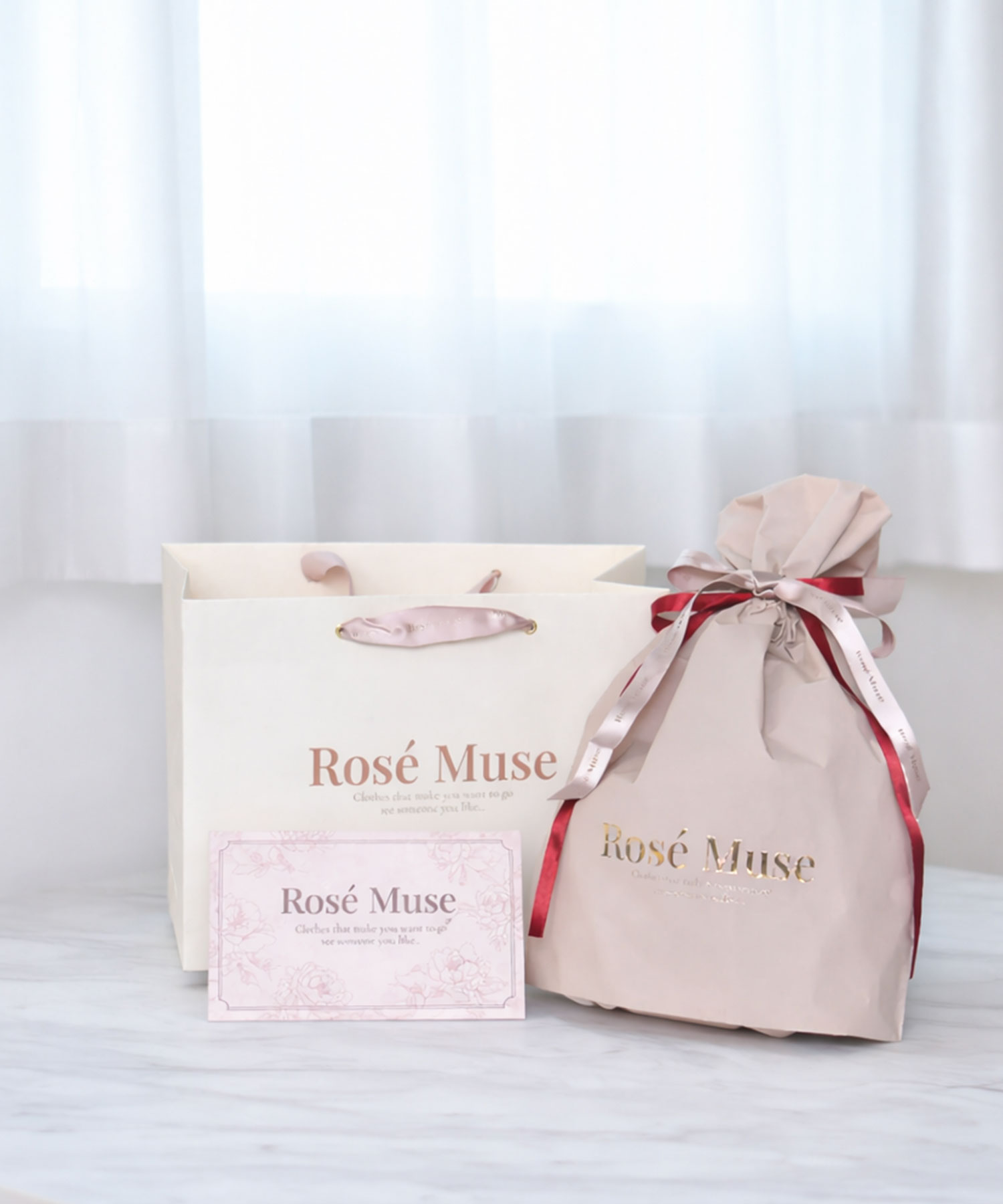 【セルフラッピング】 New Rosé MuseオリジナルギフトラッピングSET