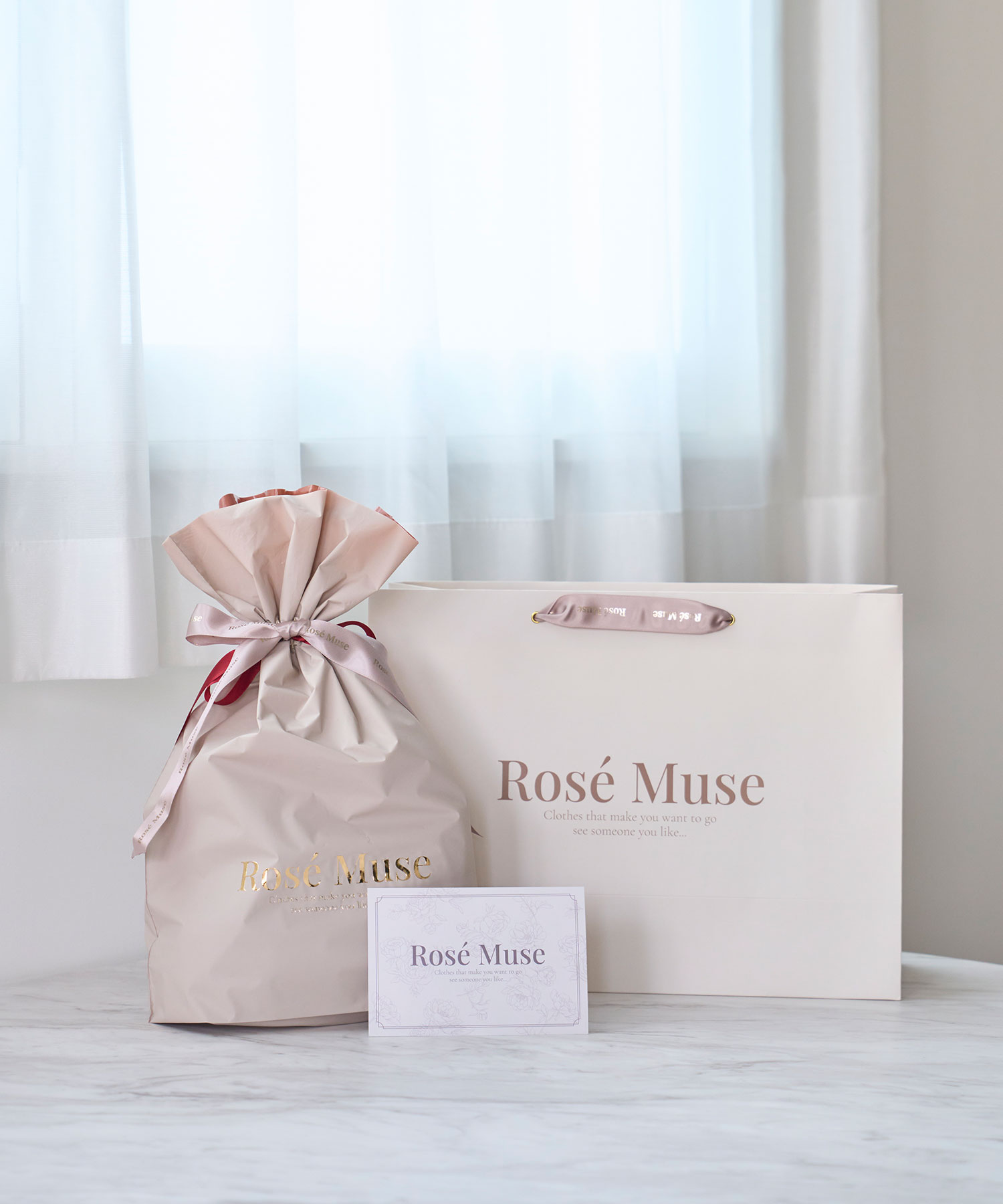 【セルフラッピング】 New Rosé MuseオリジナルギフトラッピングSET