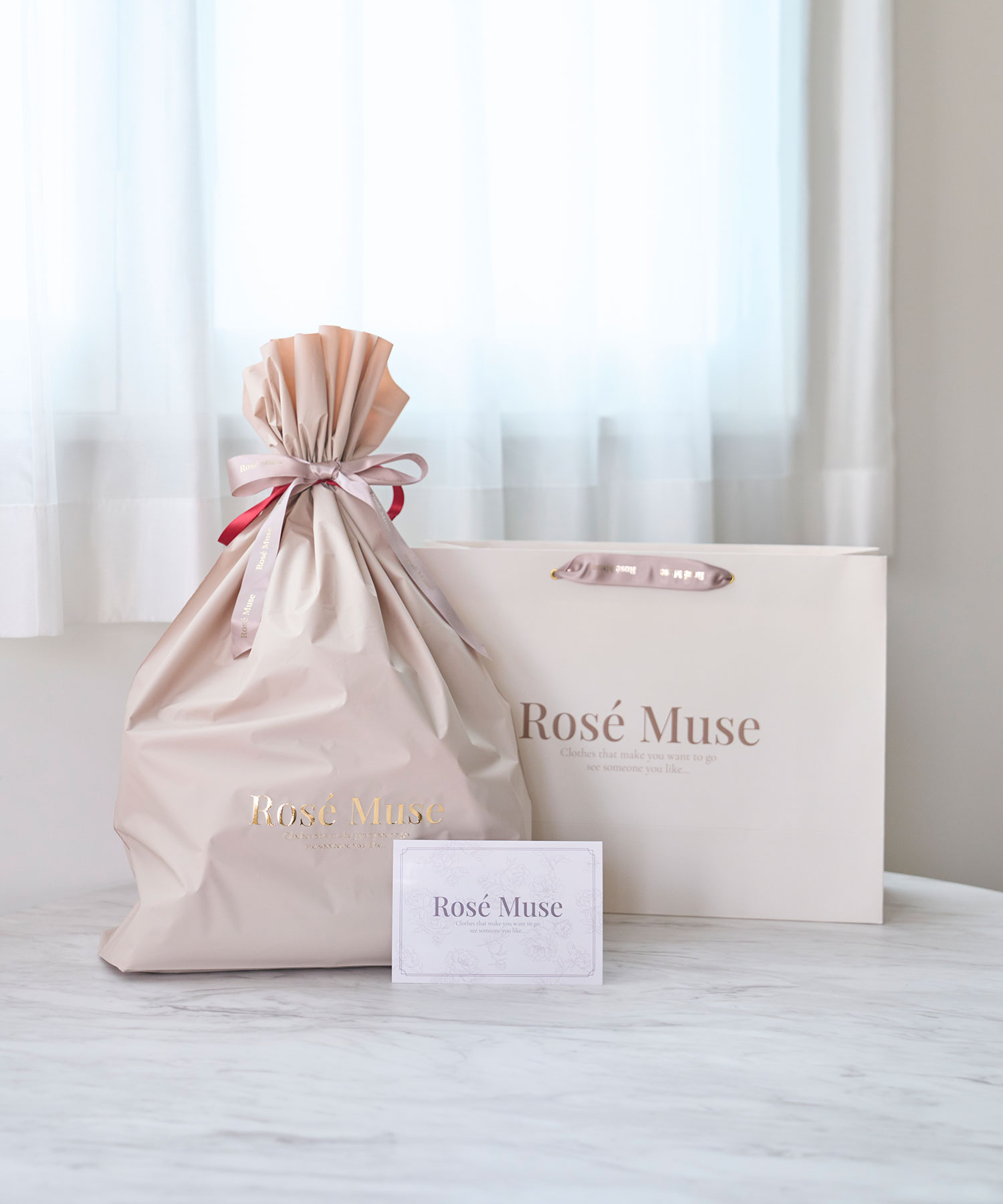 【セルフラッピング】 New Rosé MuseオリジナルギフトラッピングSET