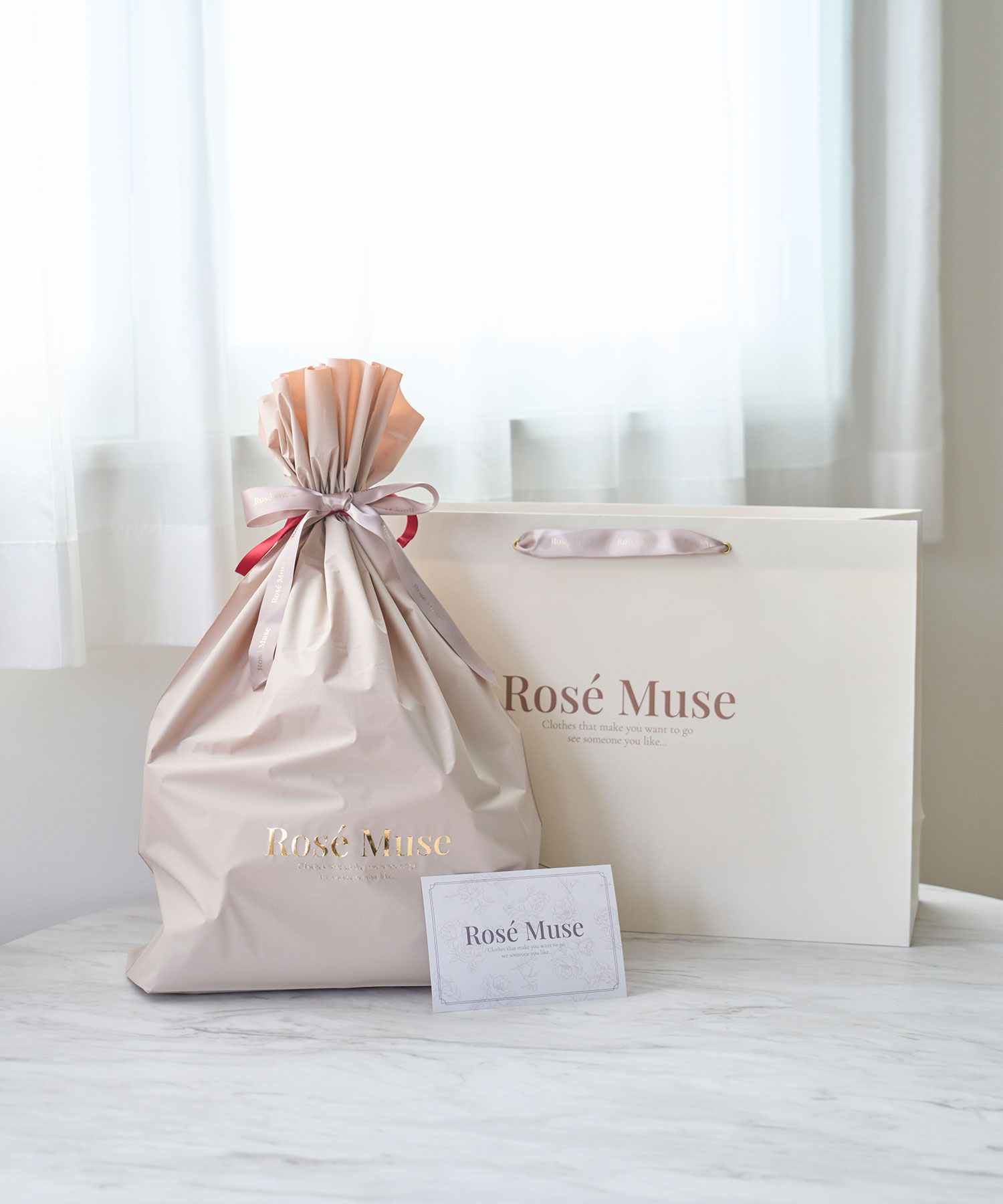 【セルフラッピング】 New Rosé MuseオリジナルギフトラッピングSET