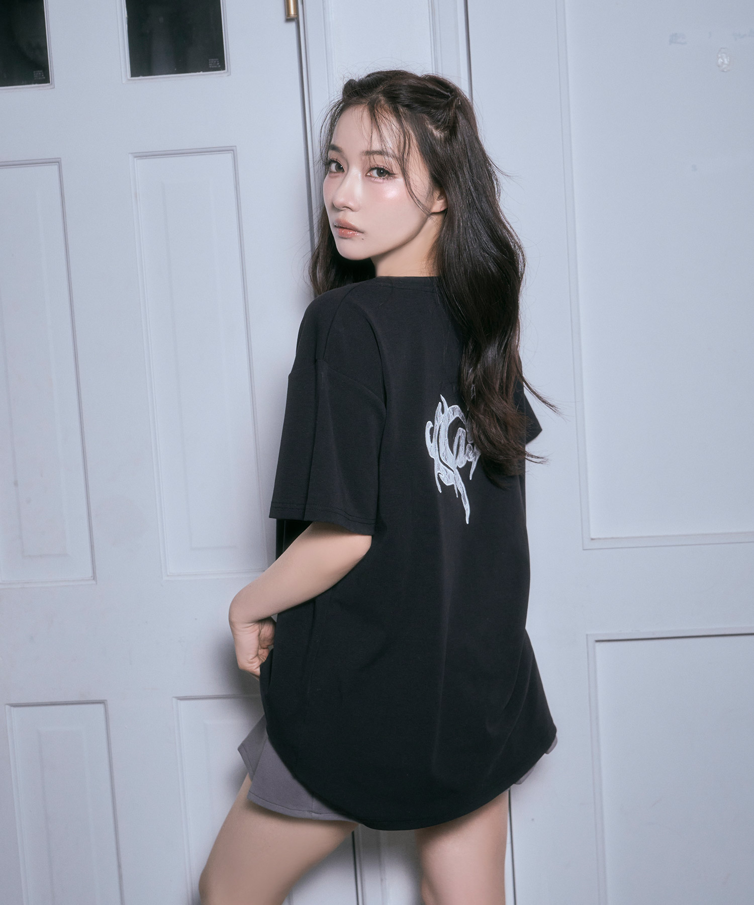 レースハートTシャツ