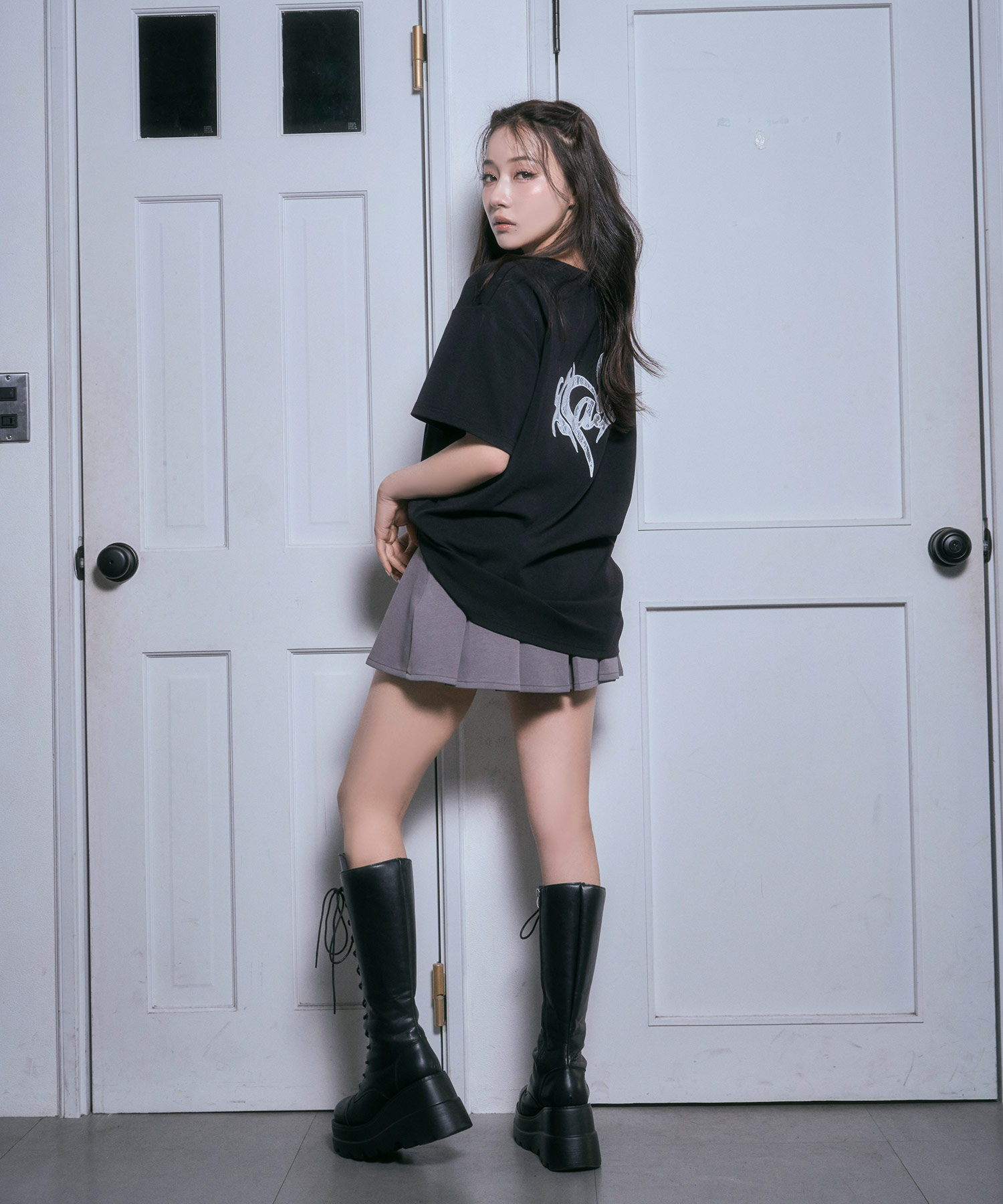 レースハートTシャツ