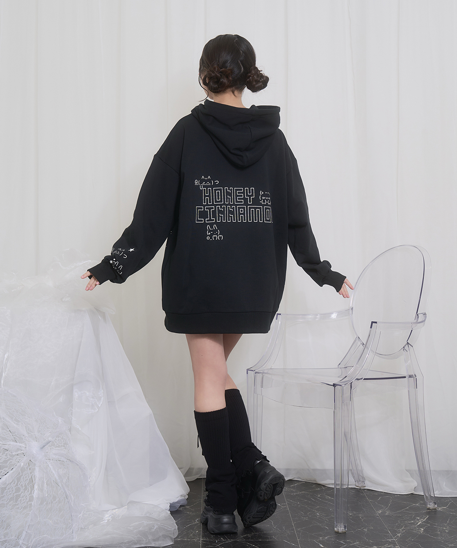 EMOJIジップパーカー