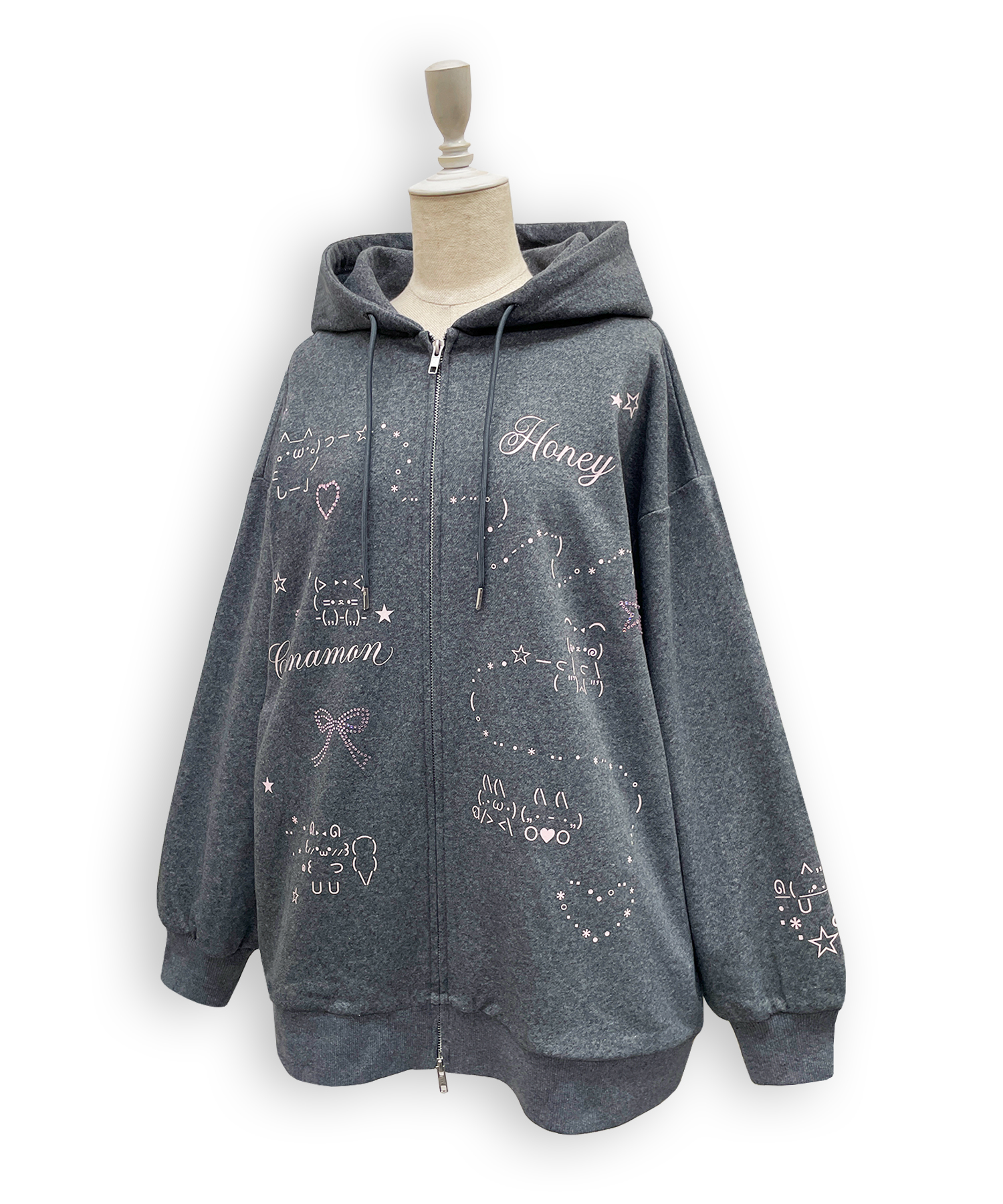 EMOJIジップパーカー