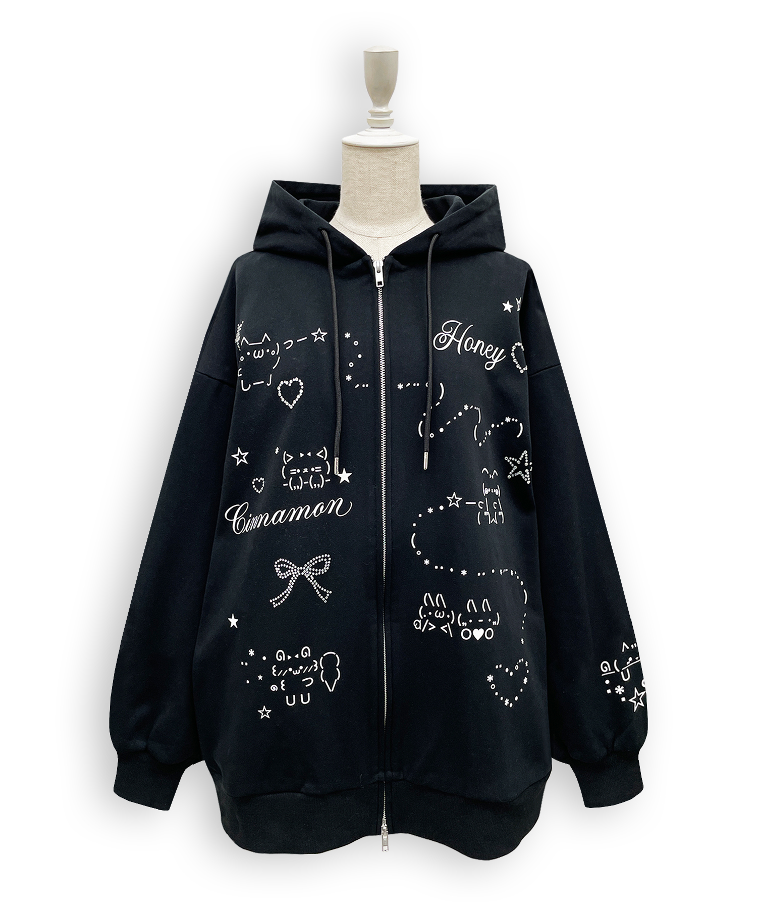 EMOJIジップパーカー