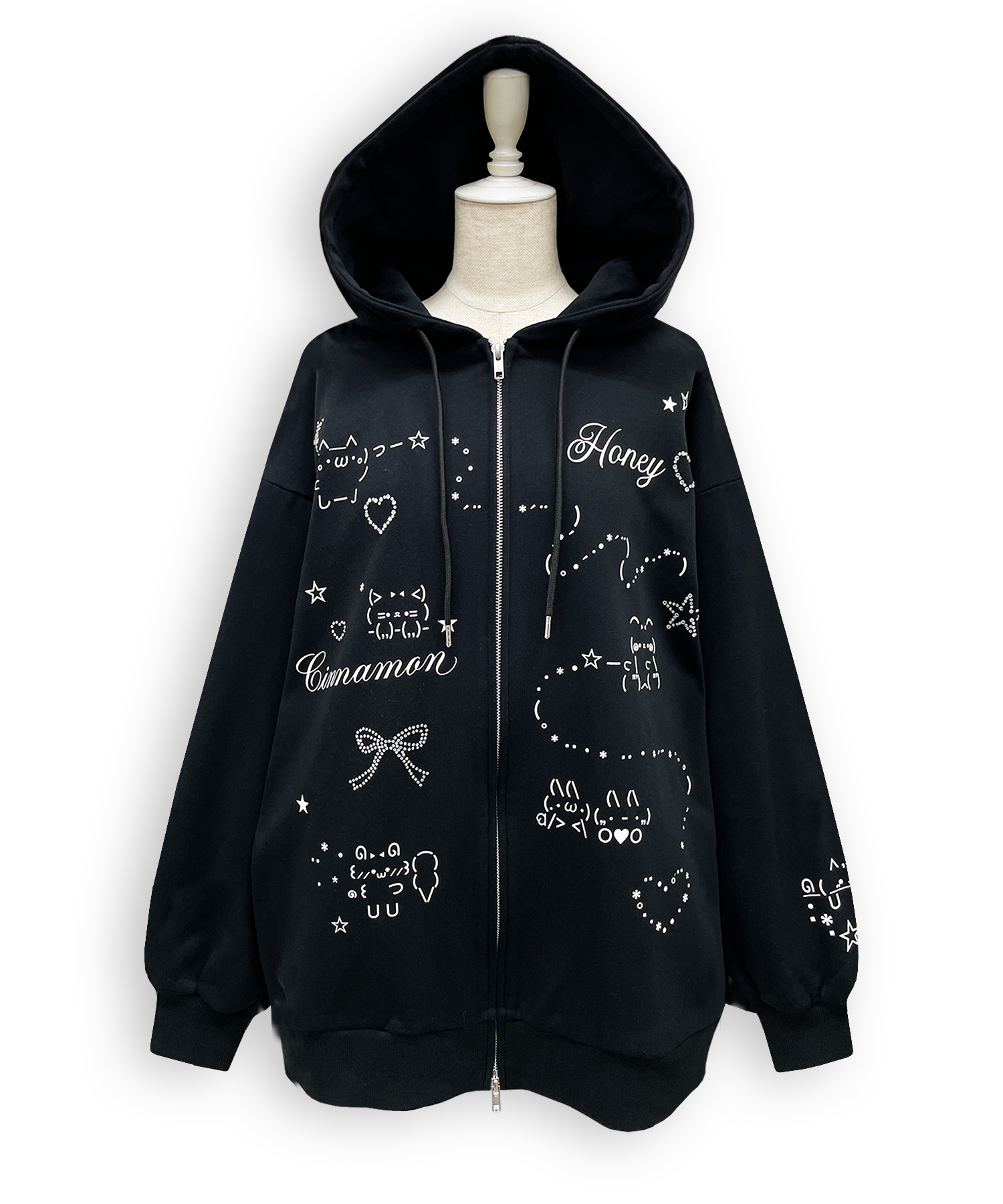 EMOJIジップパーカー