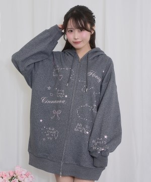 EMOJIジップパーカー