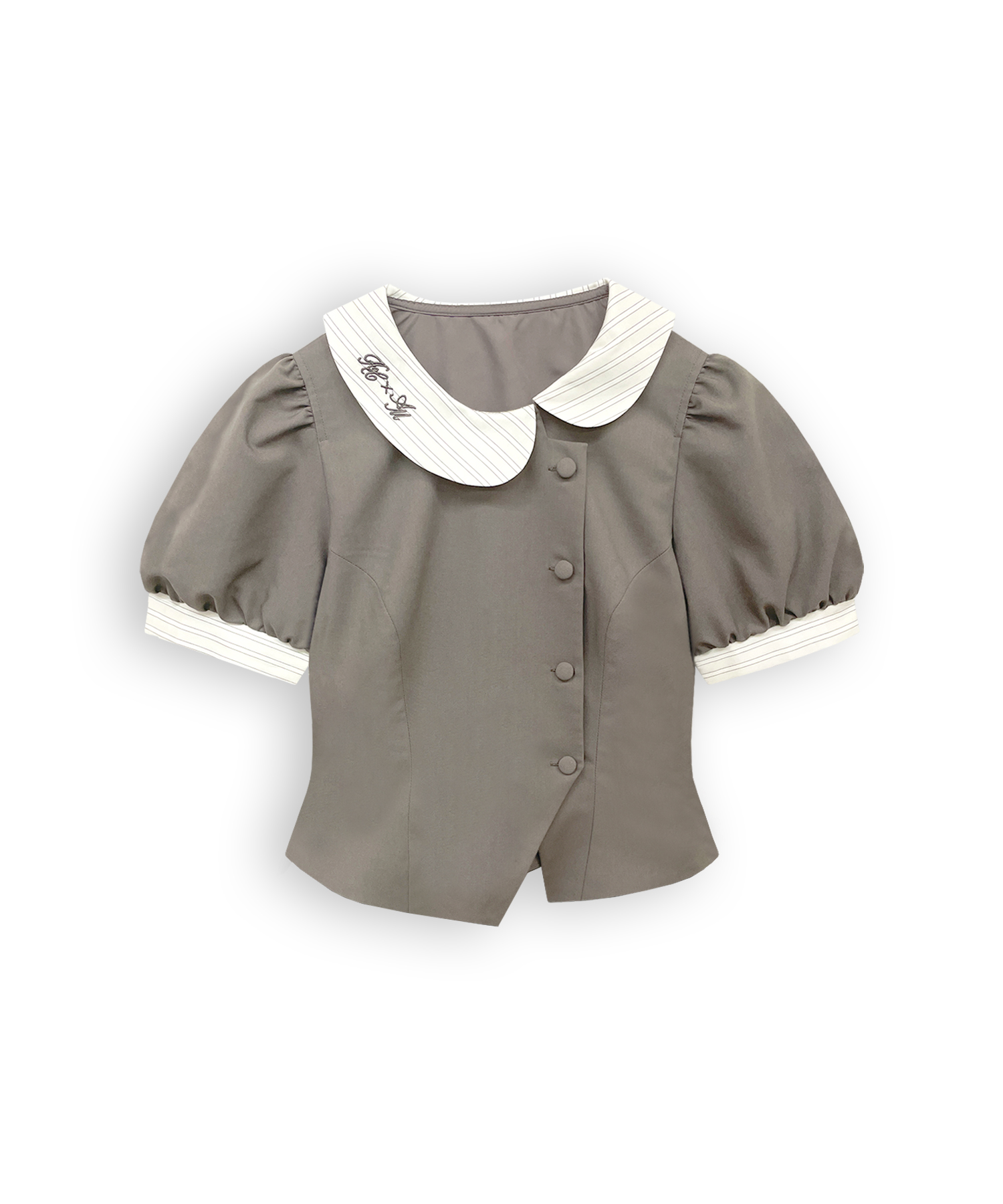 【逃げ水あむcollaboration】アシンメトリー配色セットアップ