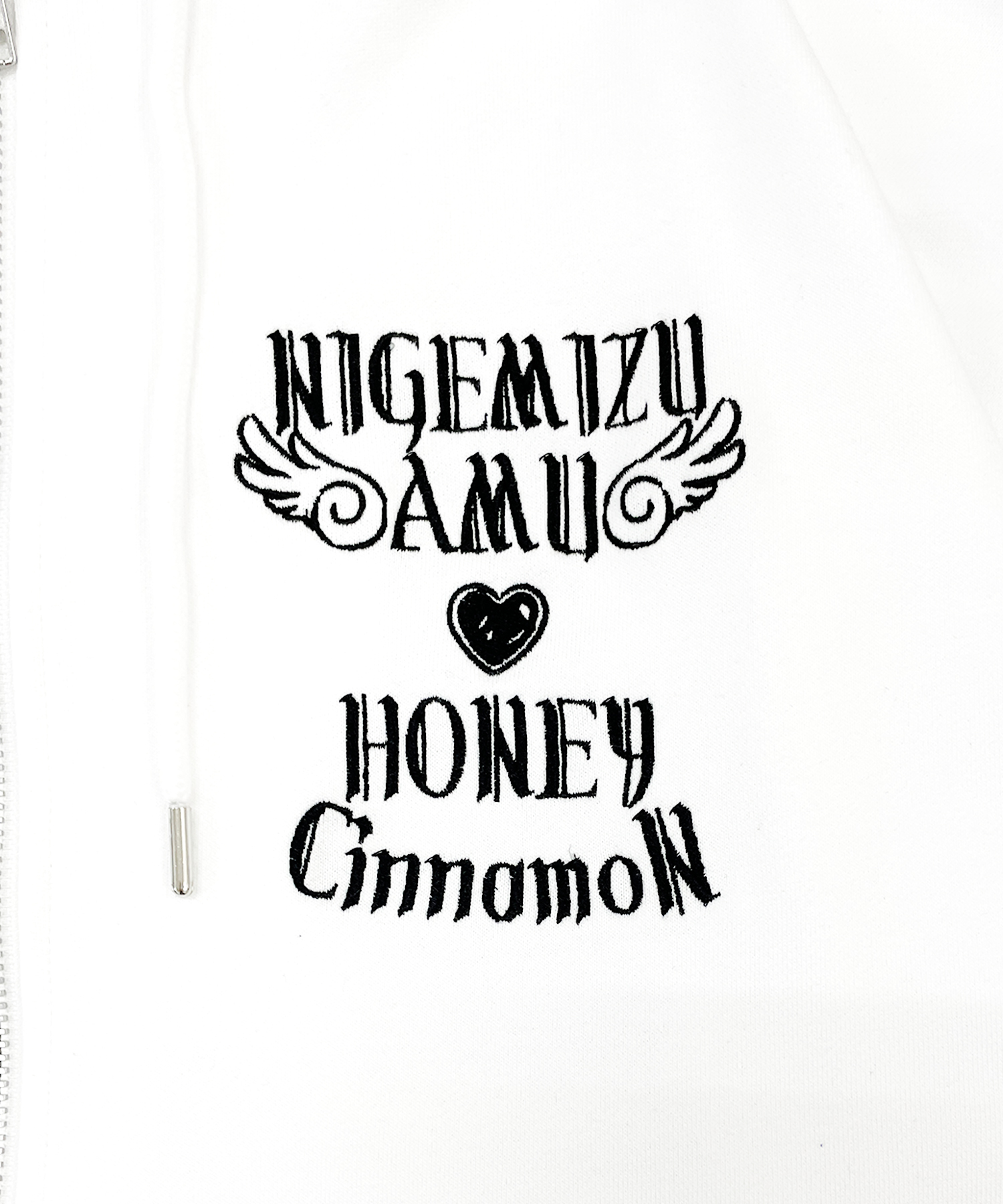 【逃げ水あむcollaboration】バックイラストジップパーカー