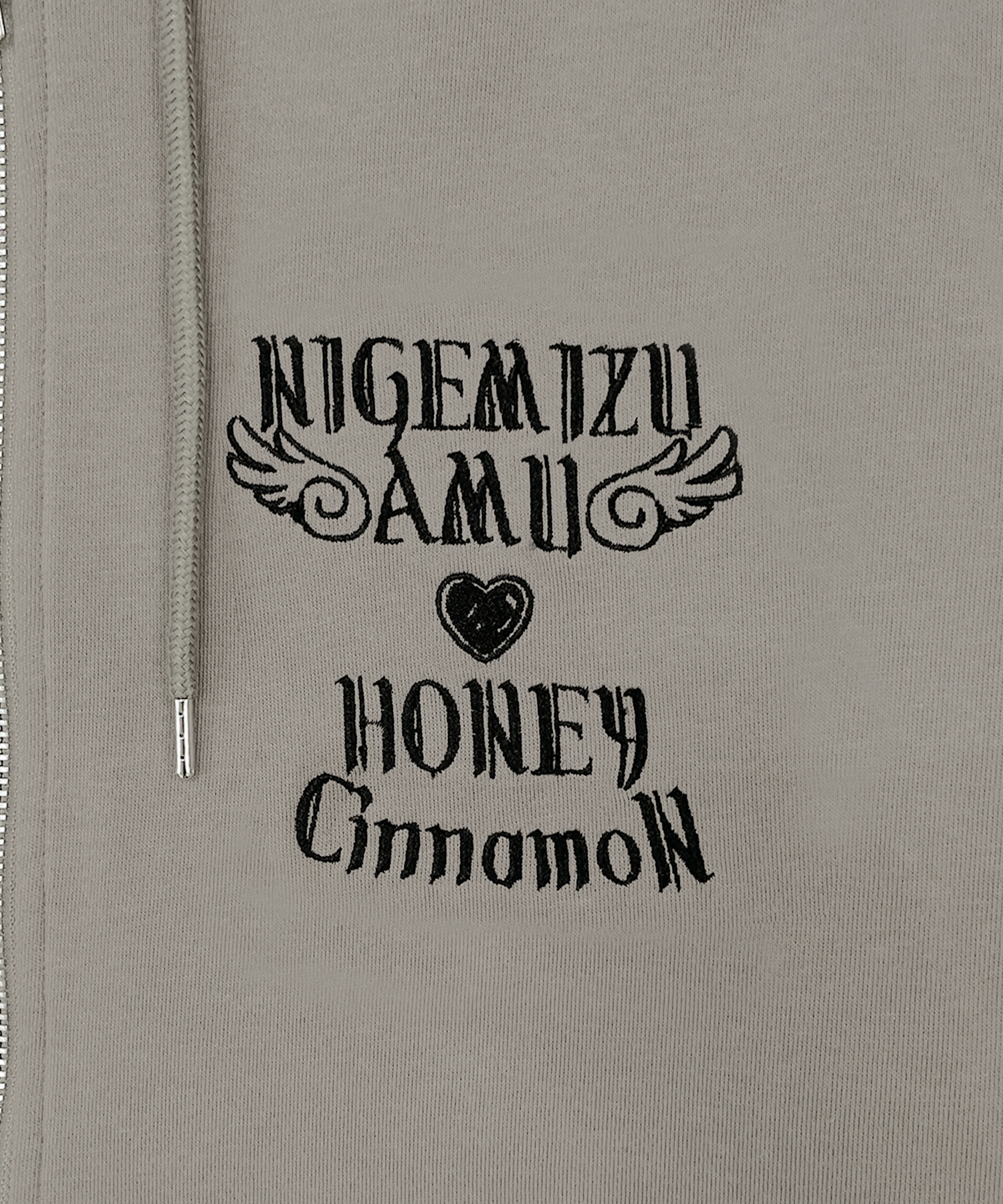 【逃げ水あむcollaboration】バックイラストジップパーカー