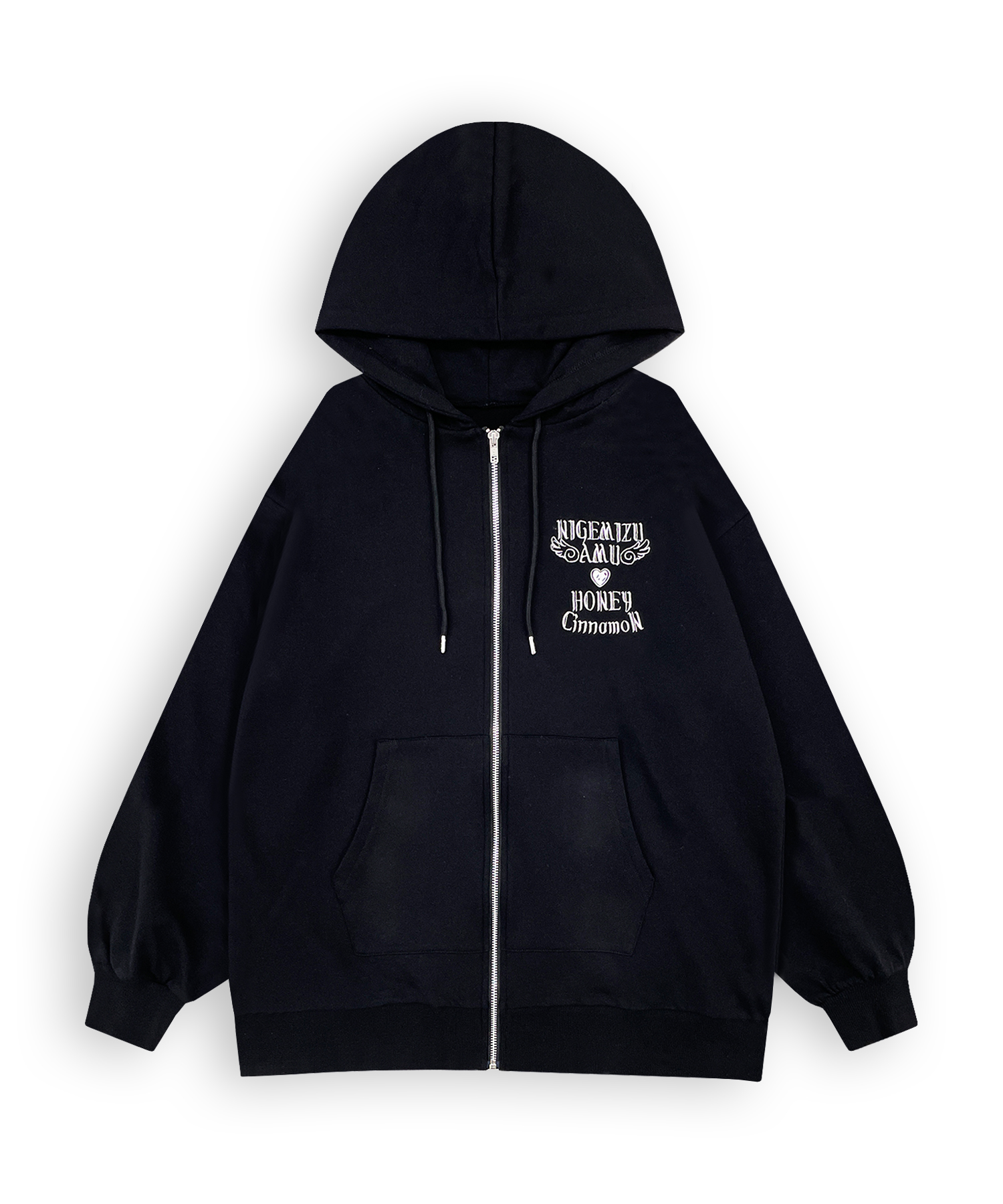 【逃げ水あむcollaboration】バックイラストジップパーカー