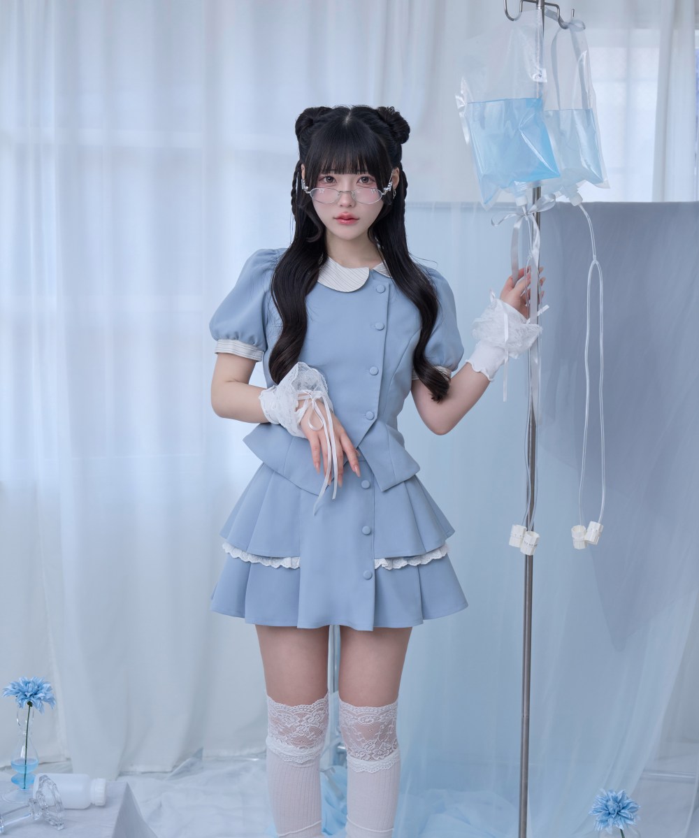 逃げ水あむcollaboration】アシンメトリー配色セットアップ – BUNNY 
