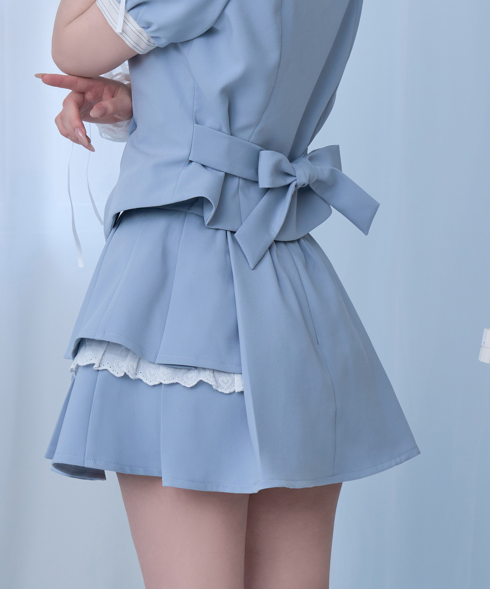 【逃げ水あむcollaboration】アシンメトリー配色セットアップ