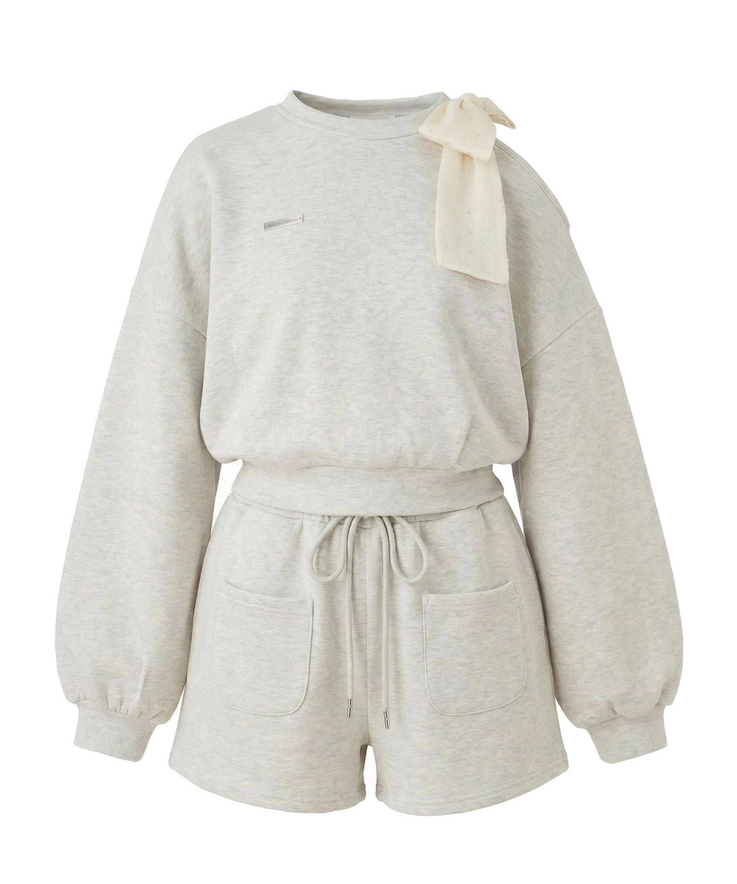 Organza ribbon sweat set up