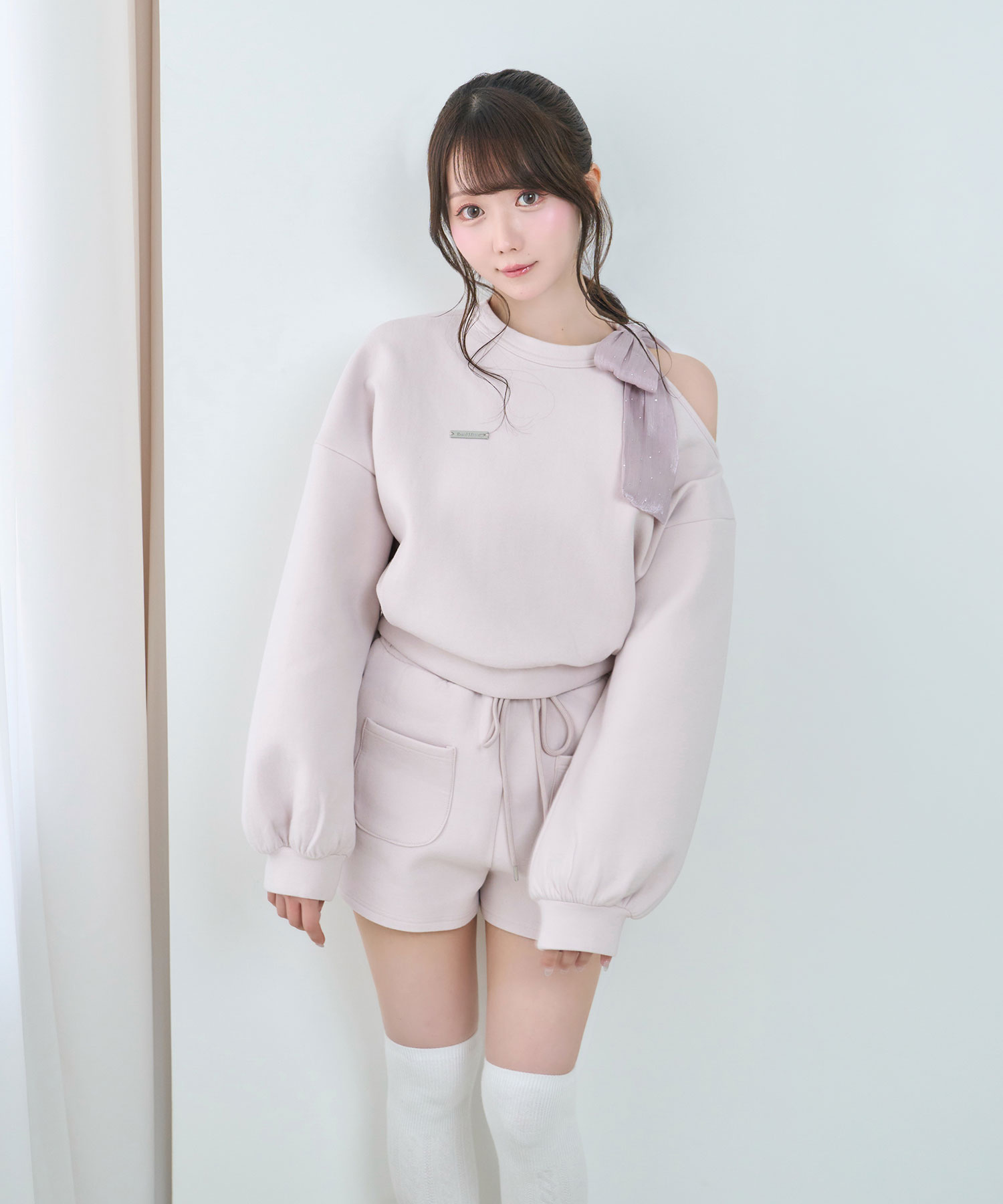 Organza ribbon sweat set up