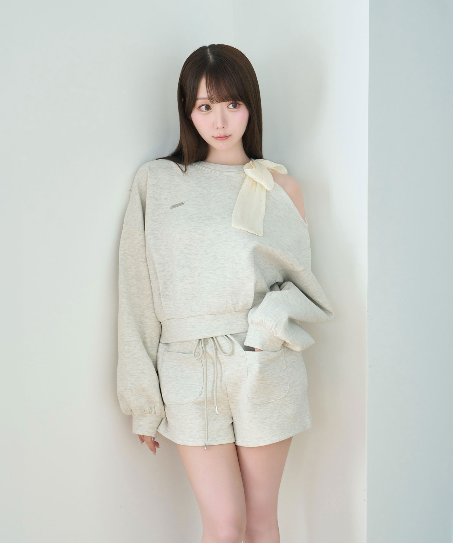 Organza ribbon sweat set up