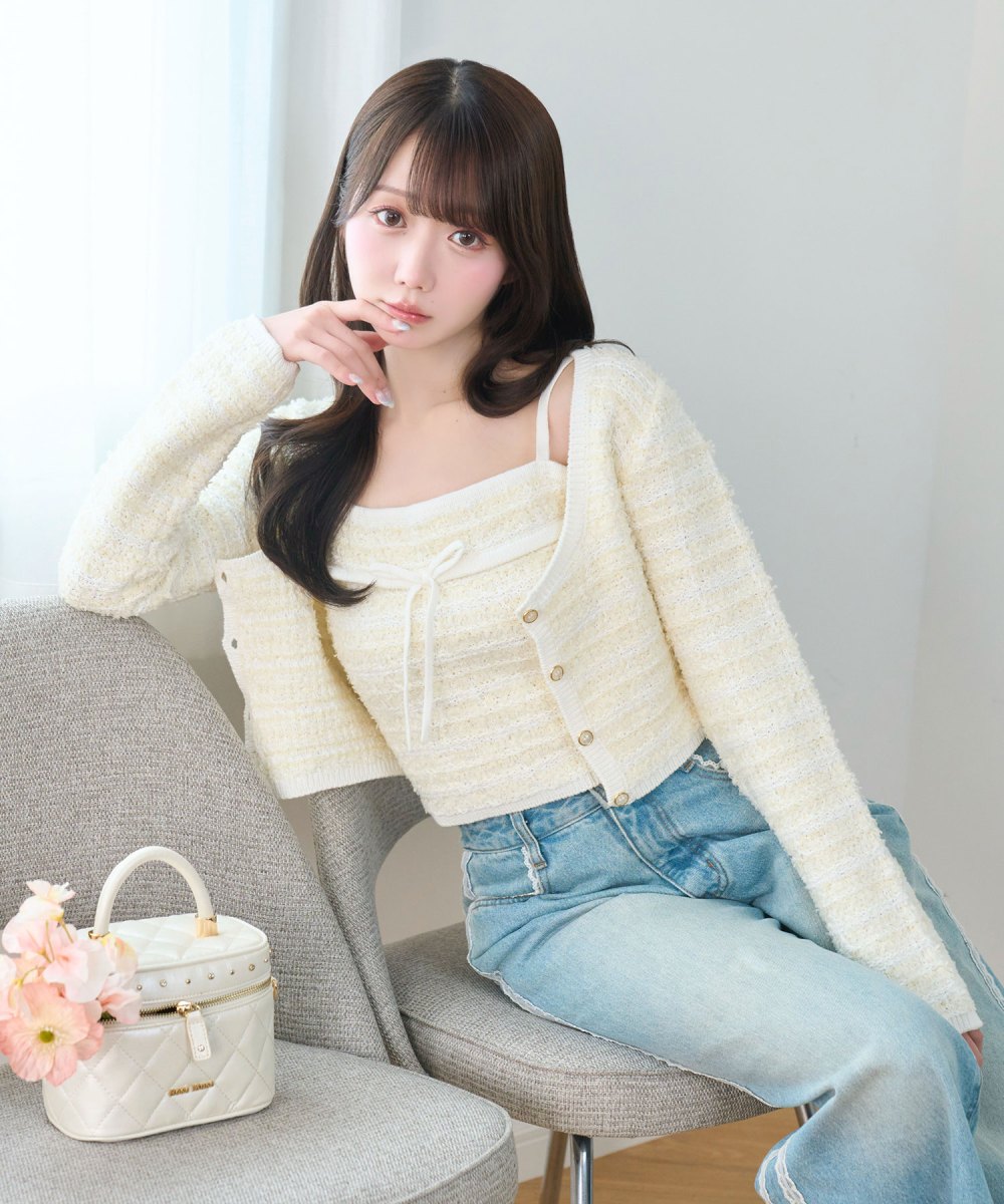 Tweed ensemble knit – BUNNY APARTMENT