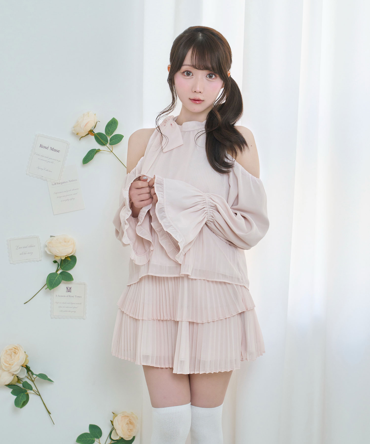 Ribbon chiffon set up