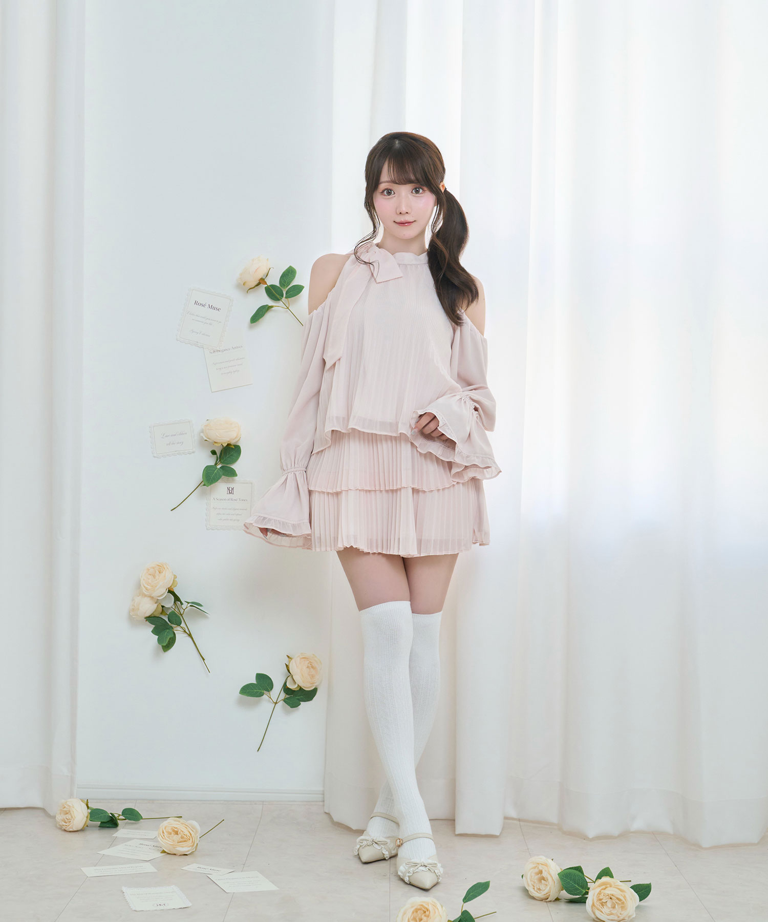 Ribbon chiffon set up