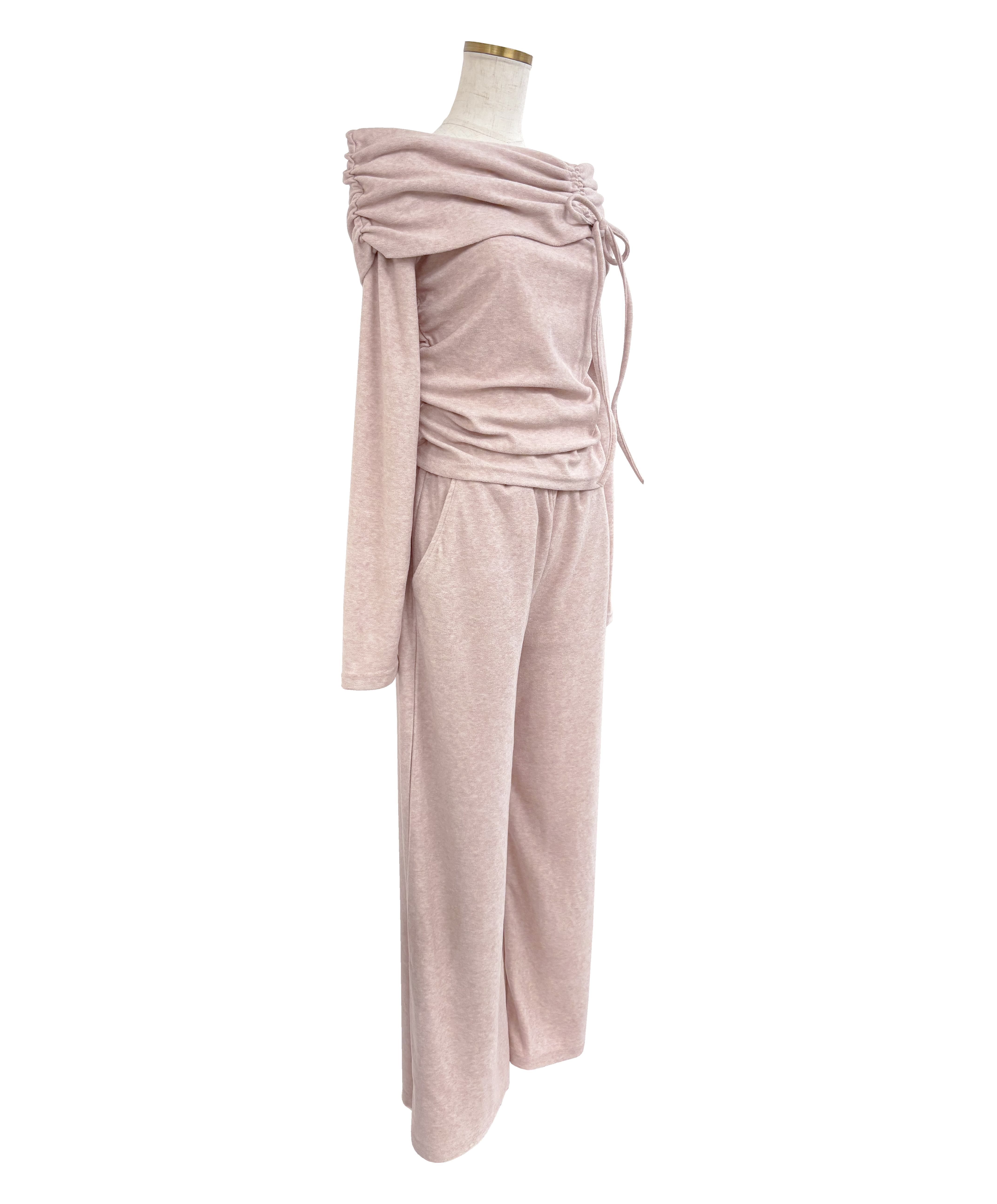 Off shoulder loose set up