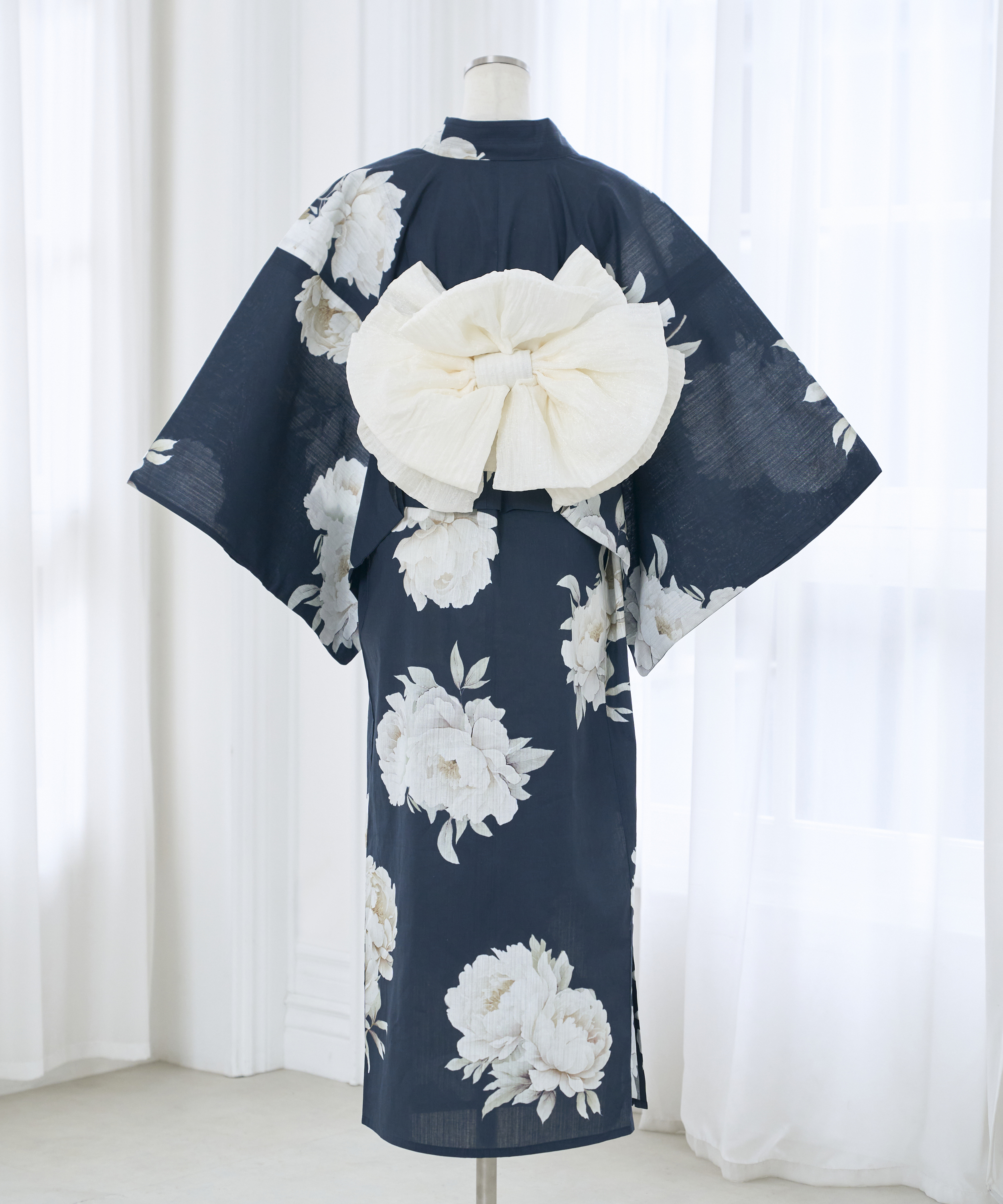 【Kazarihimo set】Peony separate yukata set