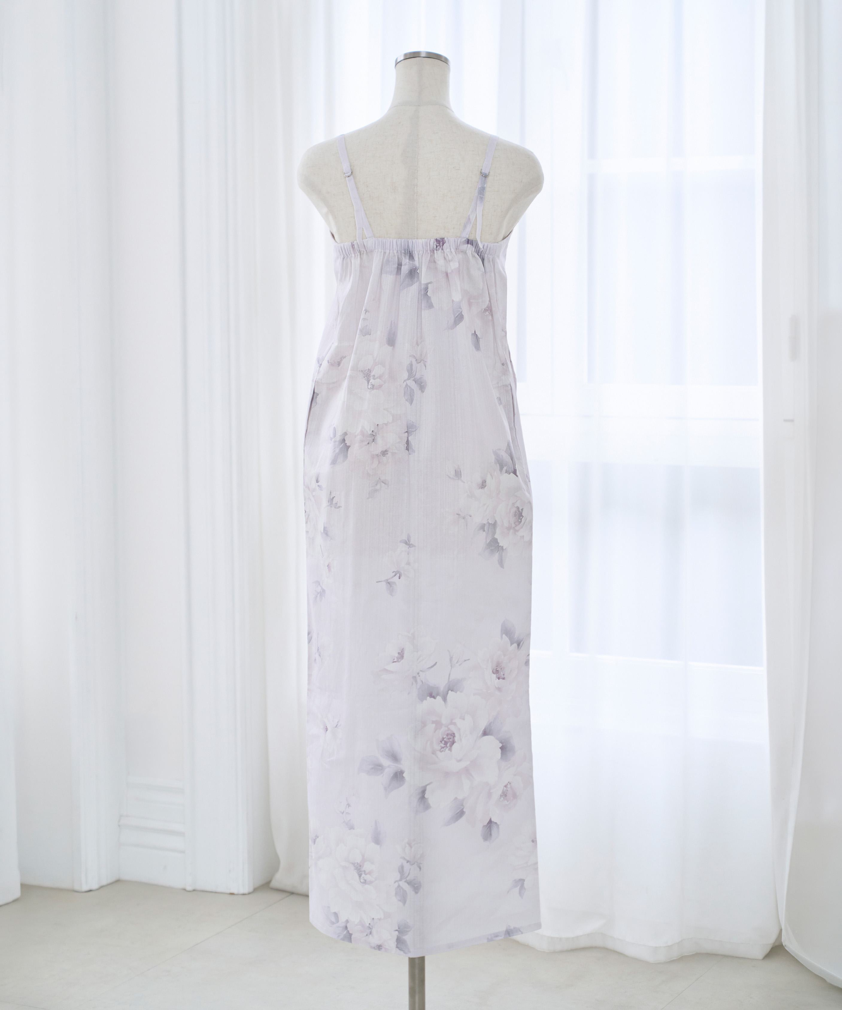 【Kazarihimo set】Pastel flower separate yukata set