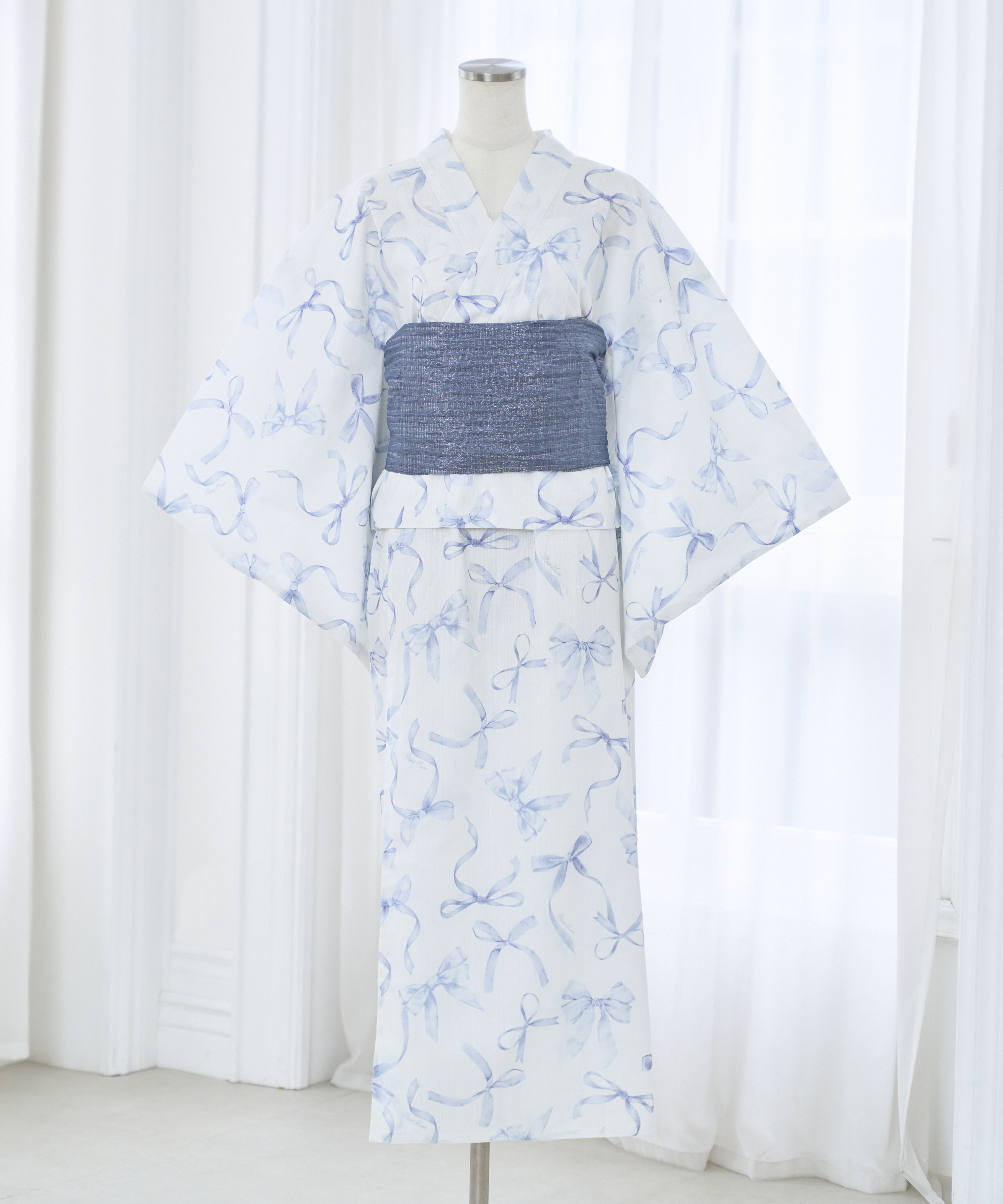 Ribbon separate yukata set