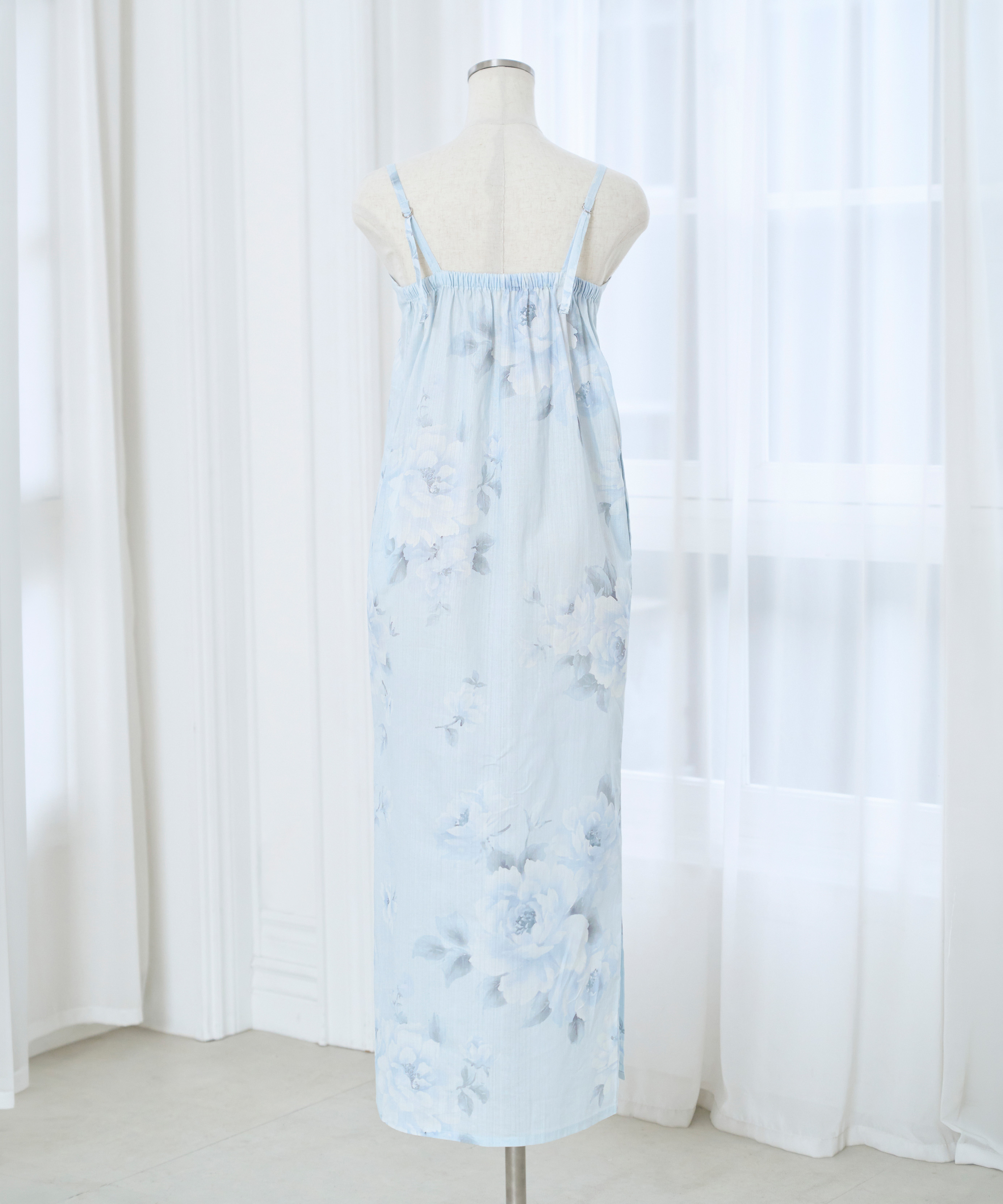 【Kazarihimo set】Pastel flower separate yukata set