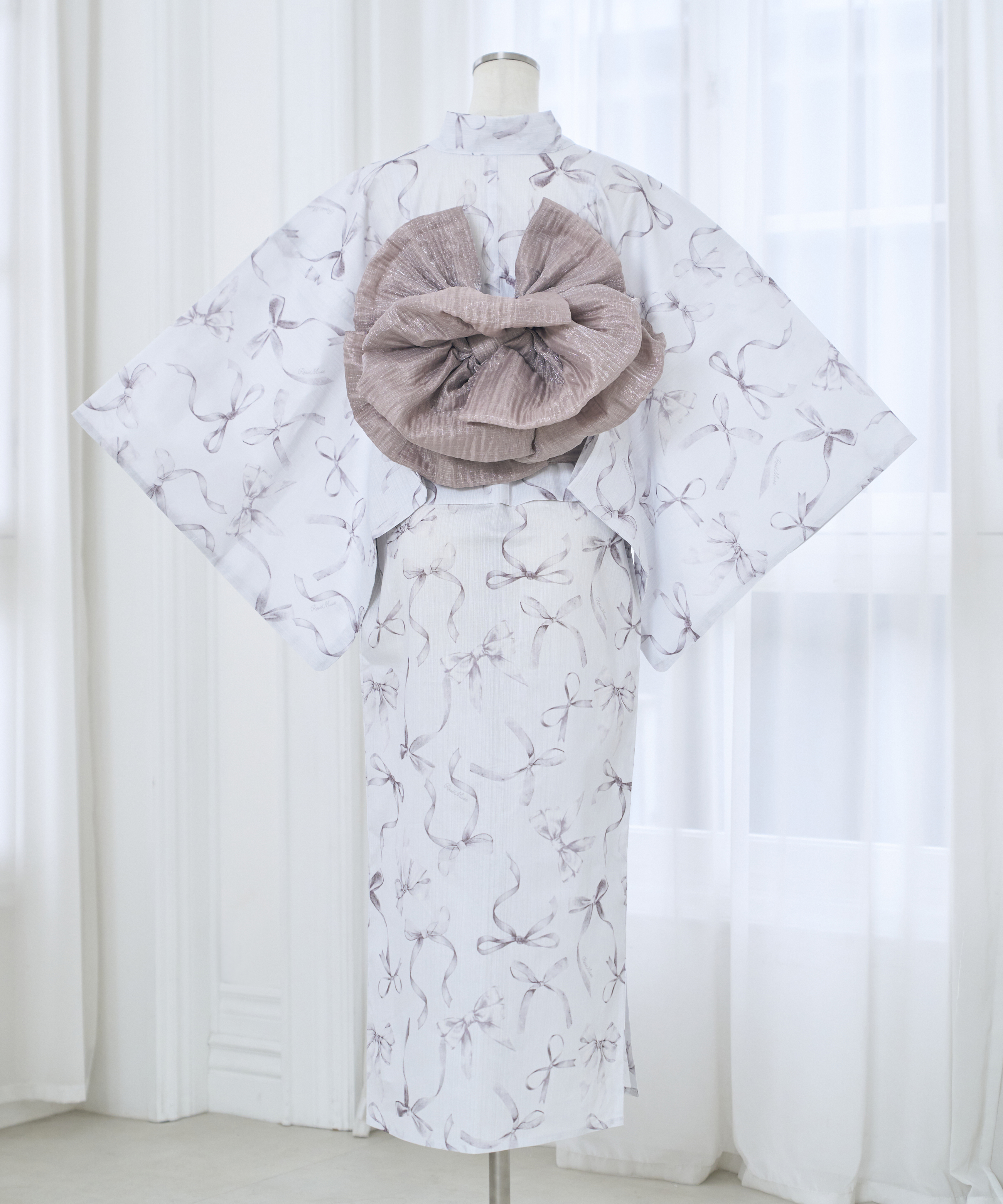 Ribbon separate yukata set