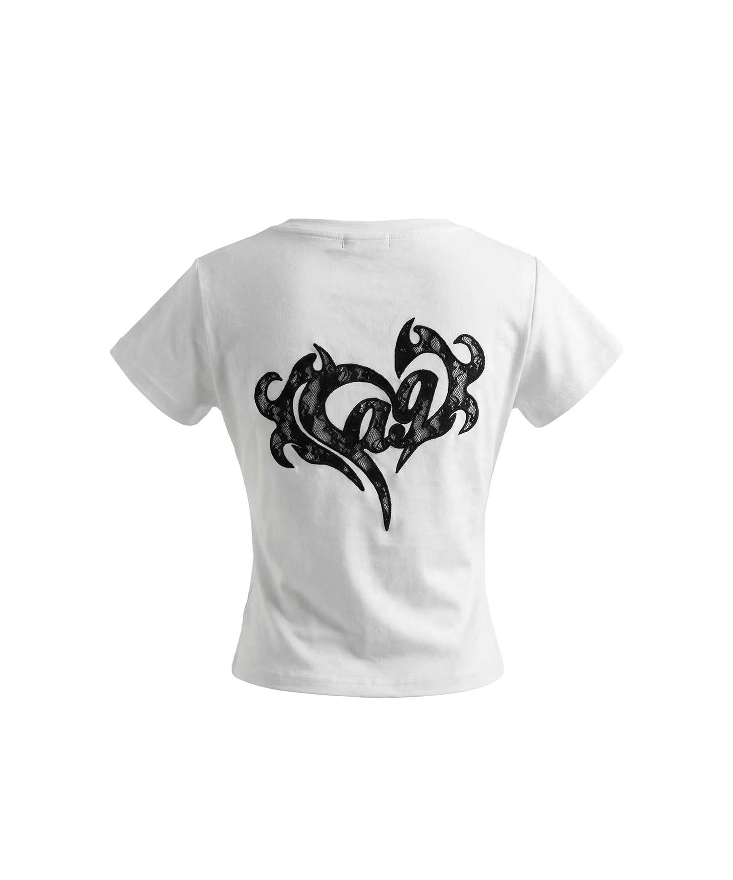 レースハートTシャツ