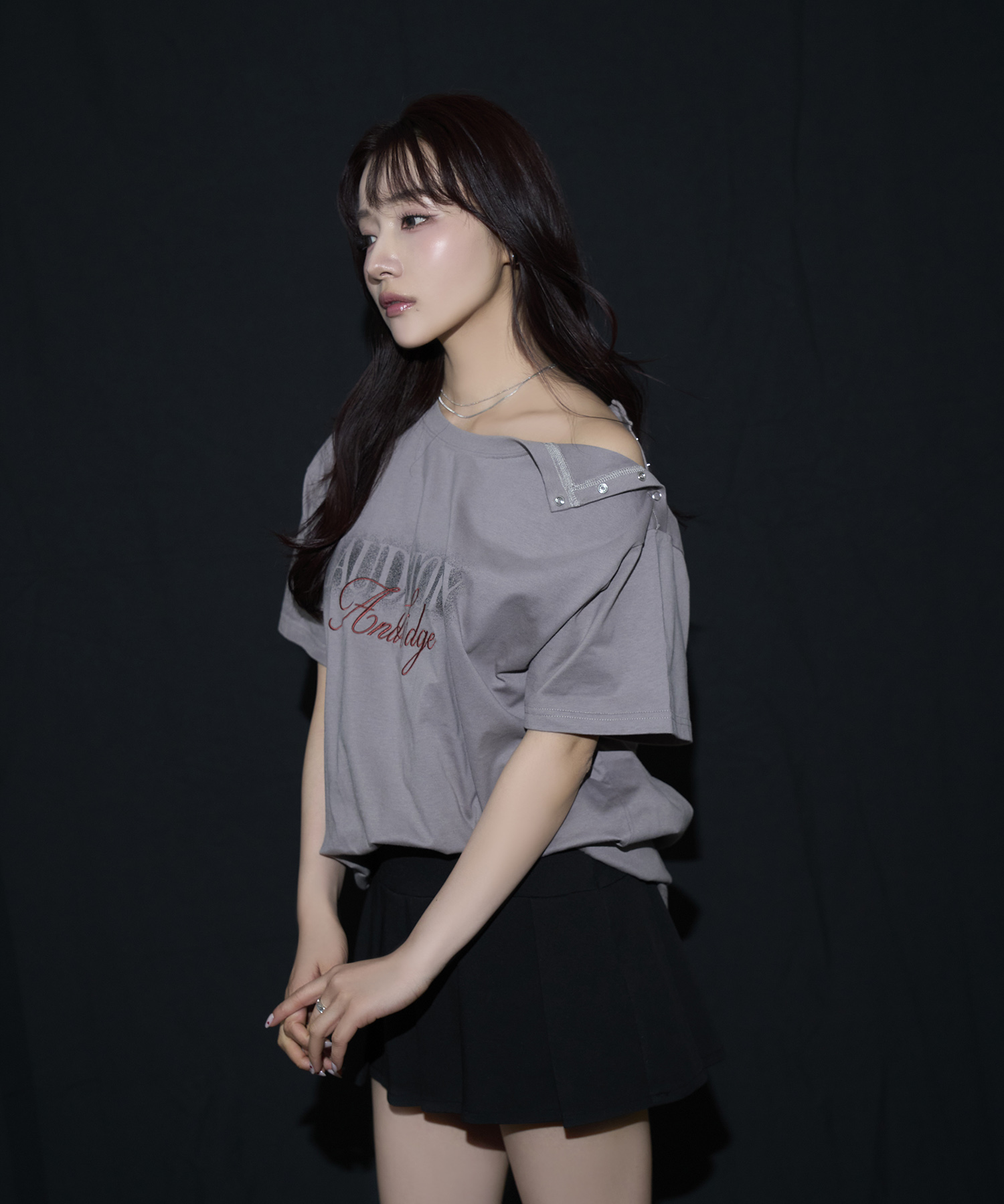 スプレープリントTシャツ